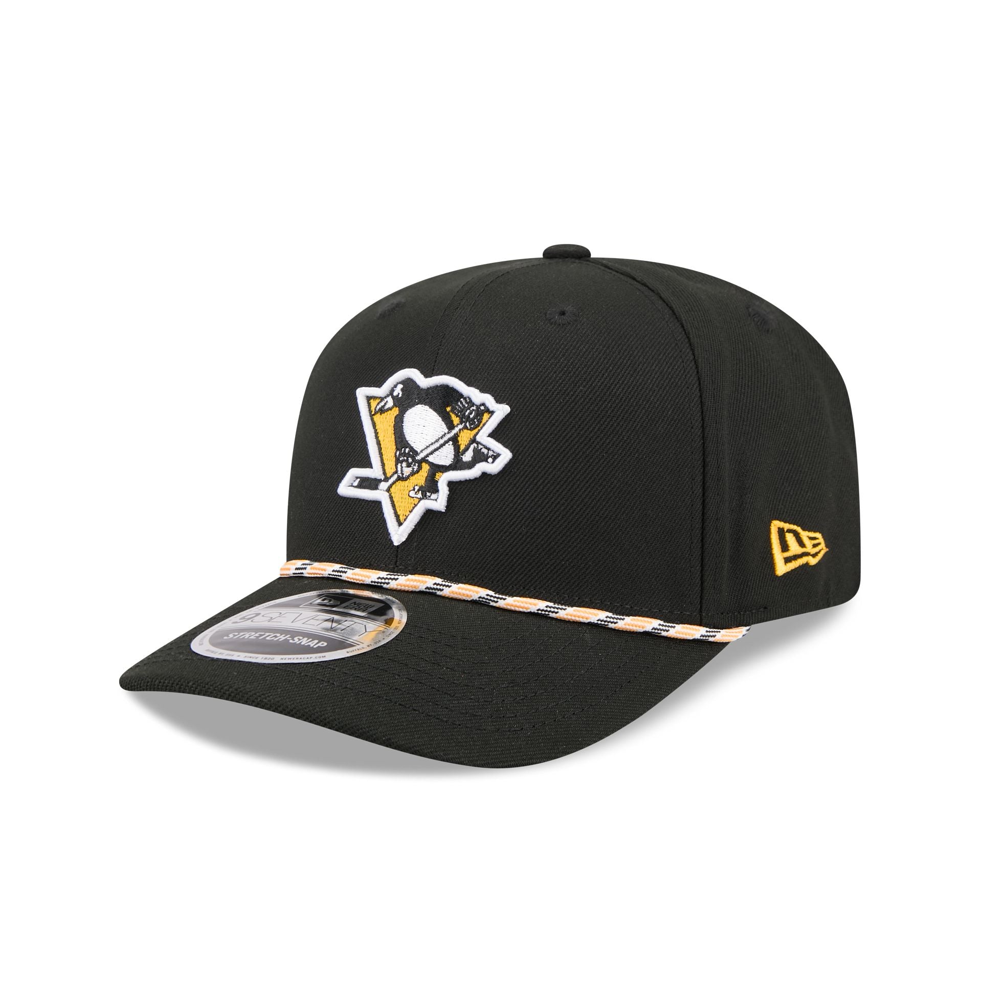 Pittsburgh Penguins Multicolor Rope 9SEVENTY Stretch-Snap Hat - Nextgenmallstore