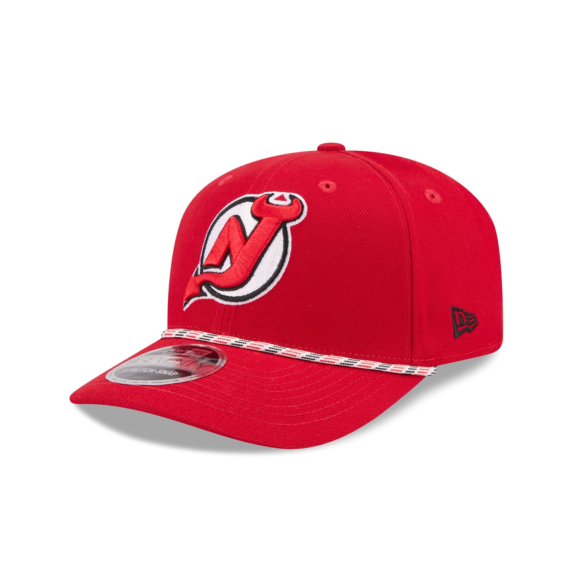 New Jersey Devils Multicolor Rope 9SEVENTY Stretch-Snap Hat - Nextgenmallstore