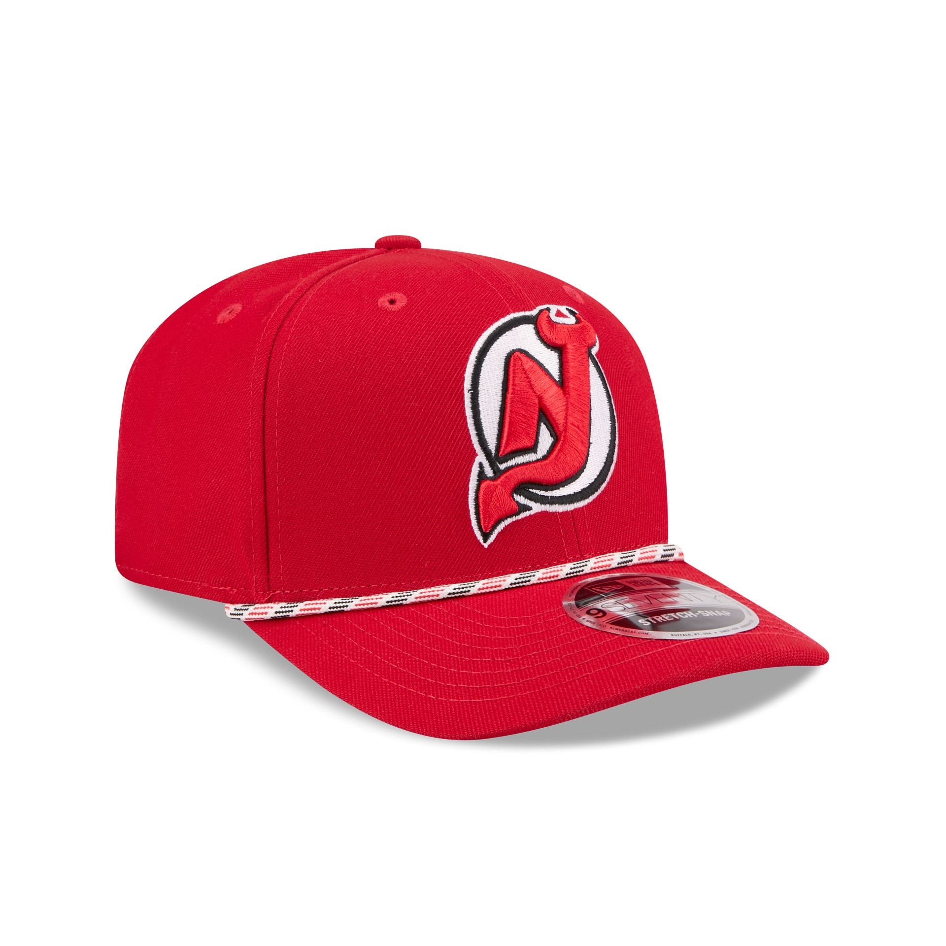 New Jersey Devils Multicolor Rope 9SEVENTY Stretch-Snap Hat