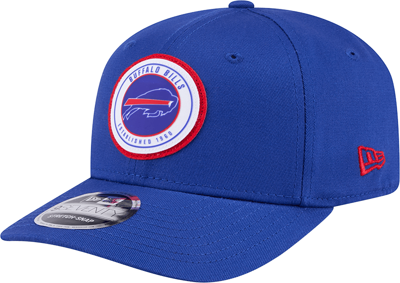 Buffalo Bills Circle Patch 9SEVENTY Stretch-Snap Hat