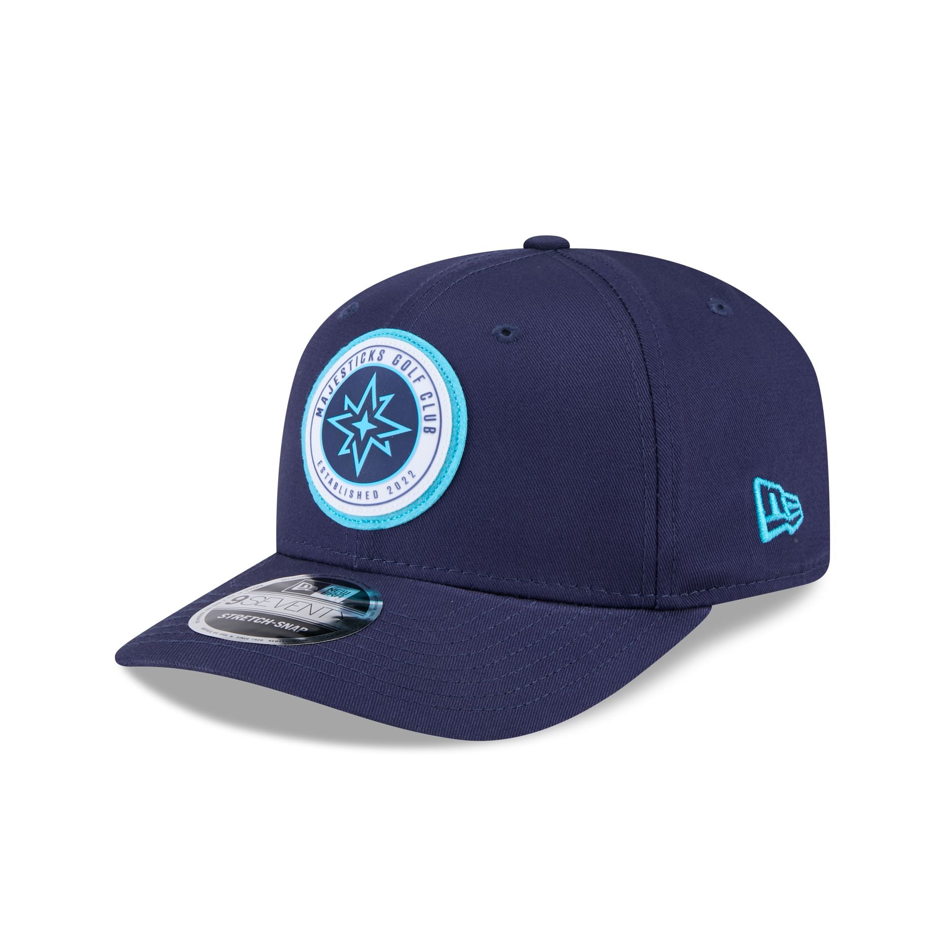 Majesticks GC Circle Patch 9SEVENTY Stretch-Snap Hat - Nextgenmallstore