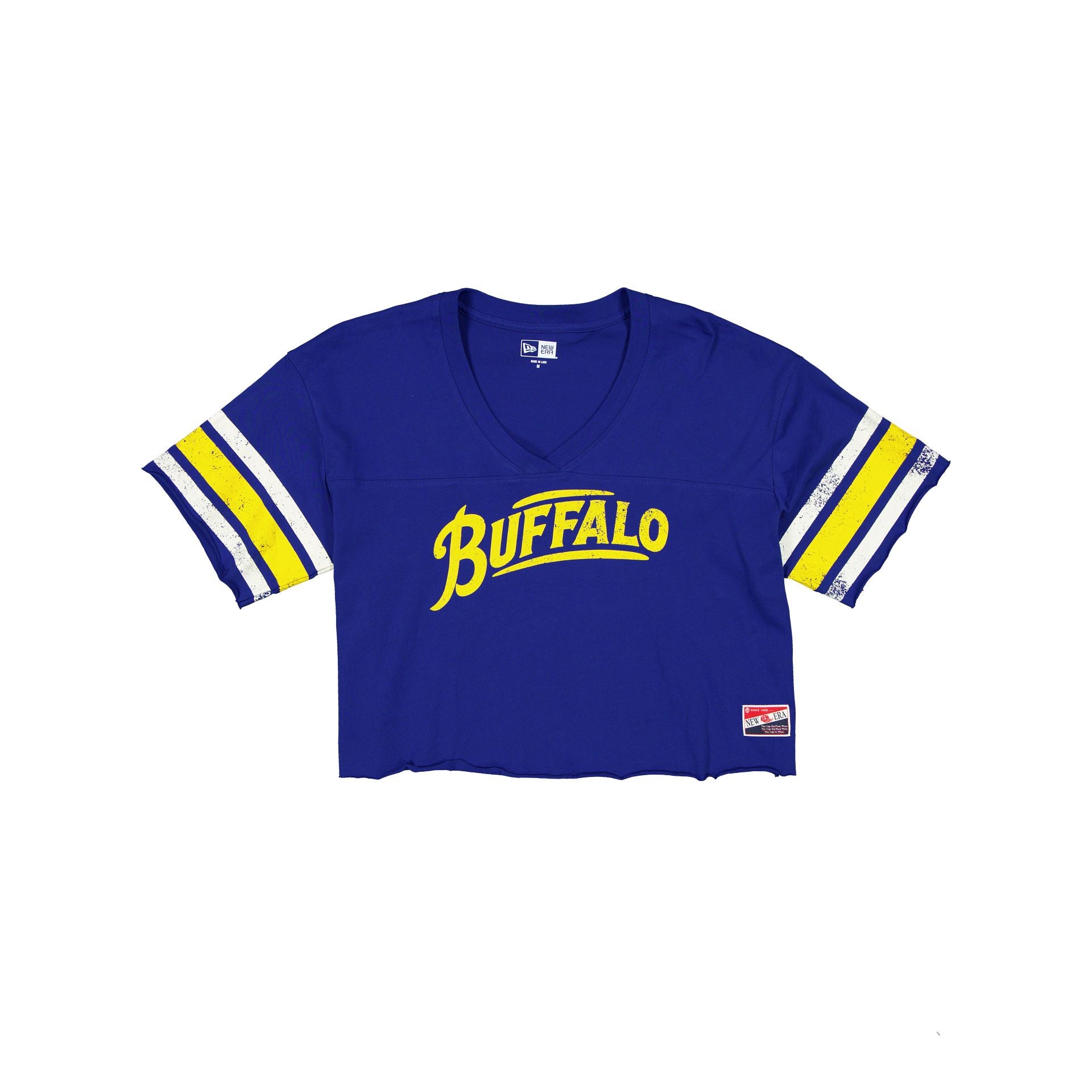 Buffalo Sabres Throwback Cropped Women's T-Shirt - Nextgenmallstore