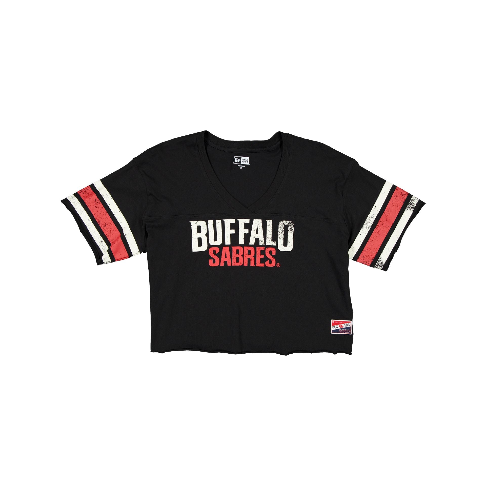 Buffalo Sabres Alternate Throwback Cropped Women's T-Shirt - Nextgenmallstore