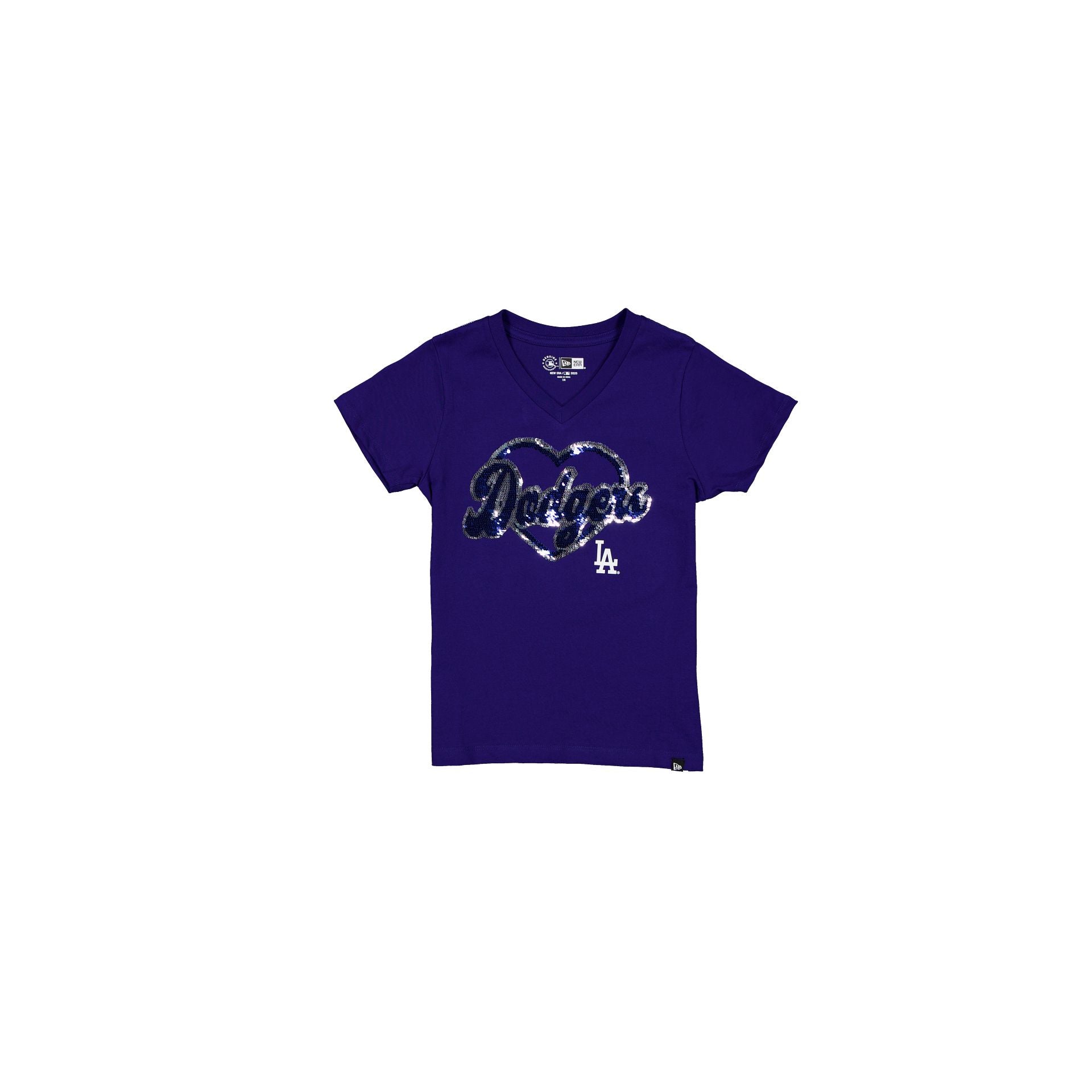 Los Angeles Dodgers Sparkle Girls T-Shirt - Nextgenmallstore
