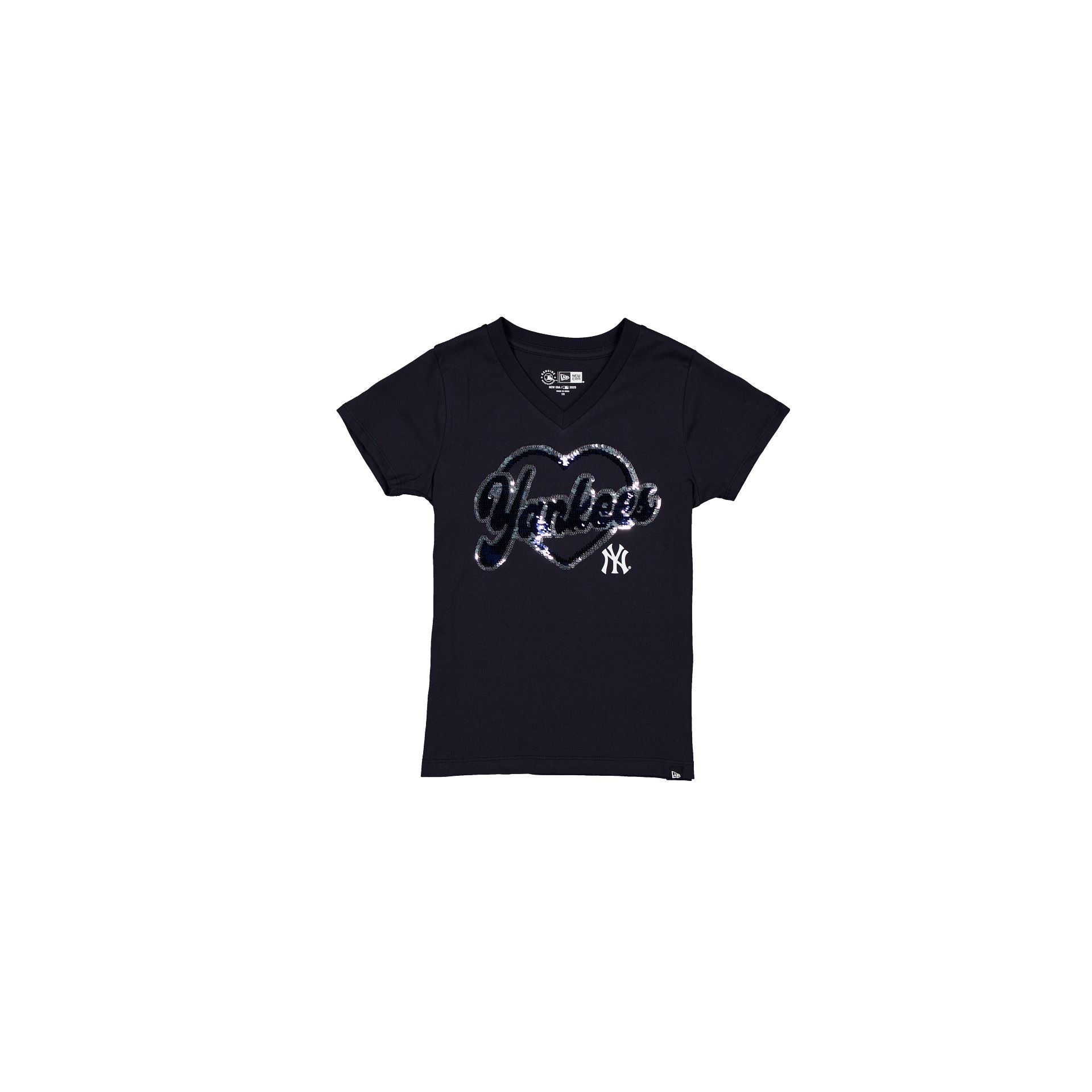 New York Yankees Sparkle Girls T-Shirt