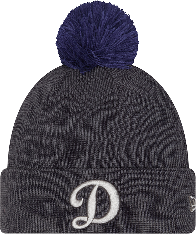 Los Angeles Dodgers 2025 Batting Practice Pom Knit Hat