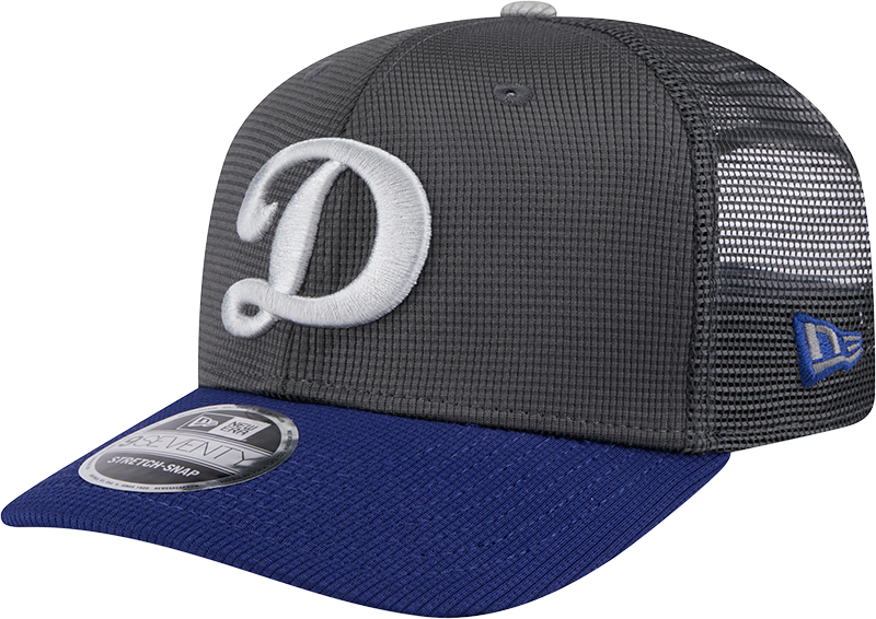 Los Angeles Dodgers 2025 Batting Practice Gray 9SEVENTY Trucker Hat