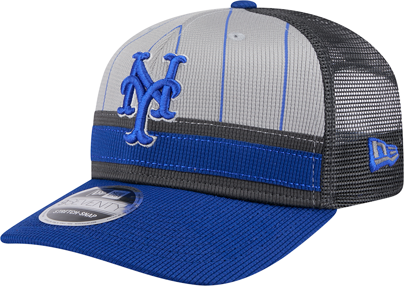 New York Mets 2025 Batting Practice Gray 9SEVENTY Trucker Hat