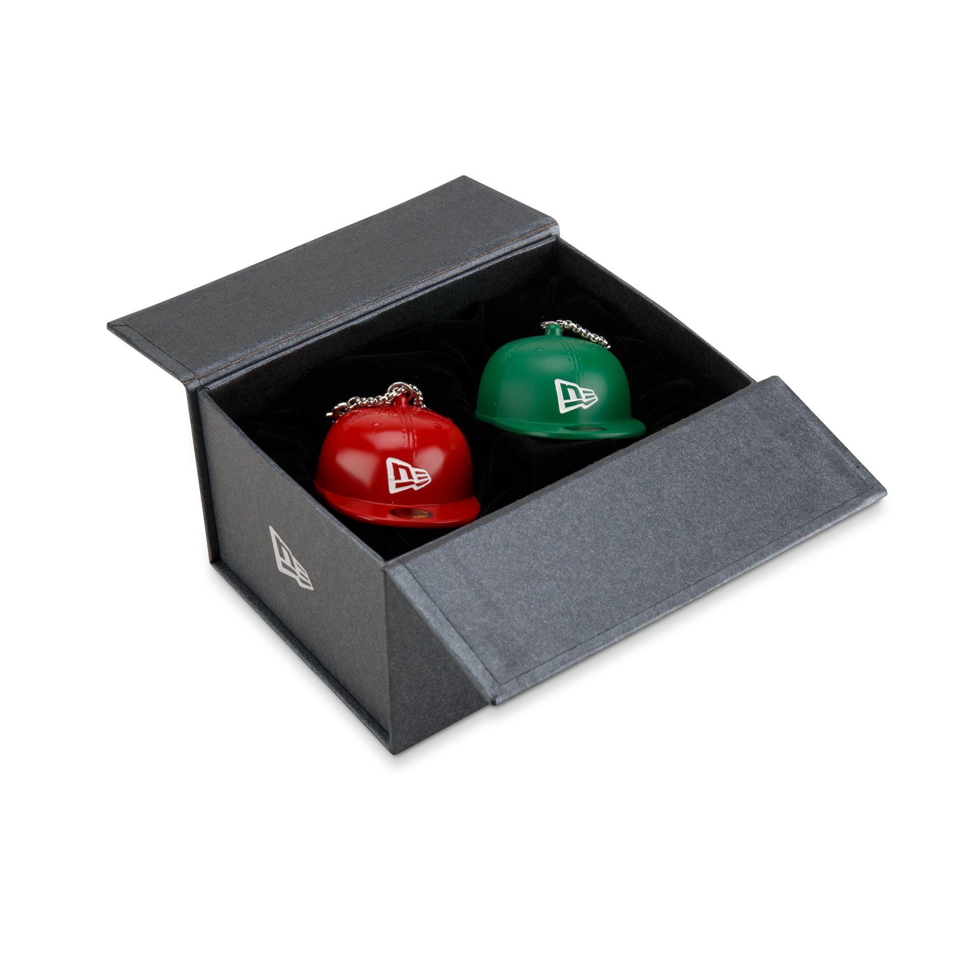 New Era Cap Red & Green 59FIFTY Fitted Holiday Ornament Pack - Nextgenmallstore