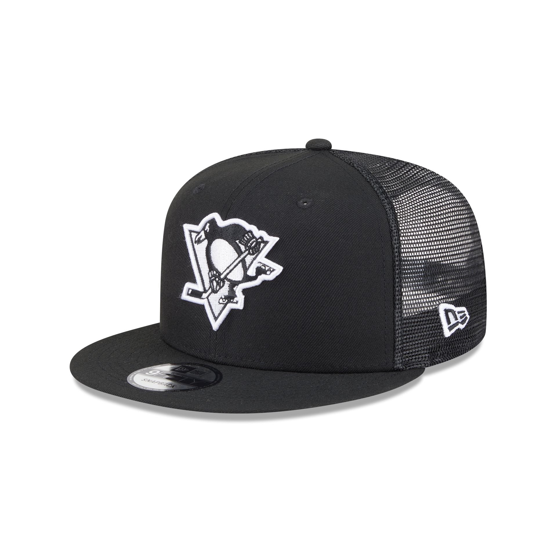 Pittsburgh Penguins Black 9FIFTY Trucker Hat - Nextgenmallstore