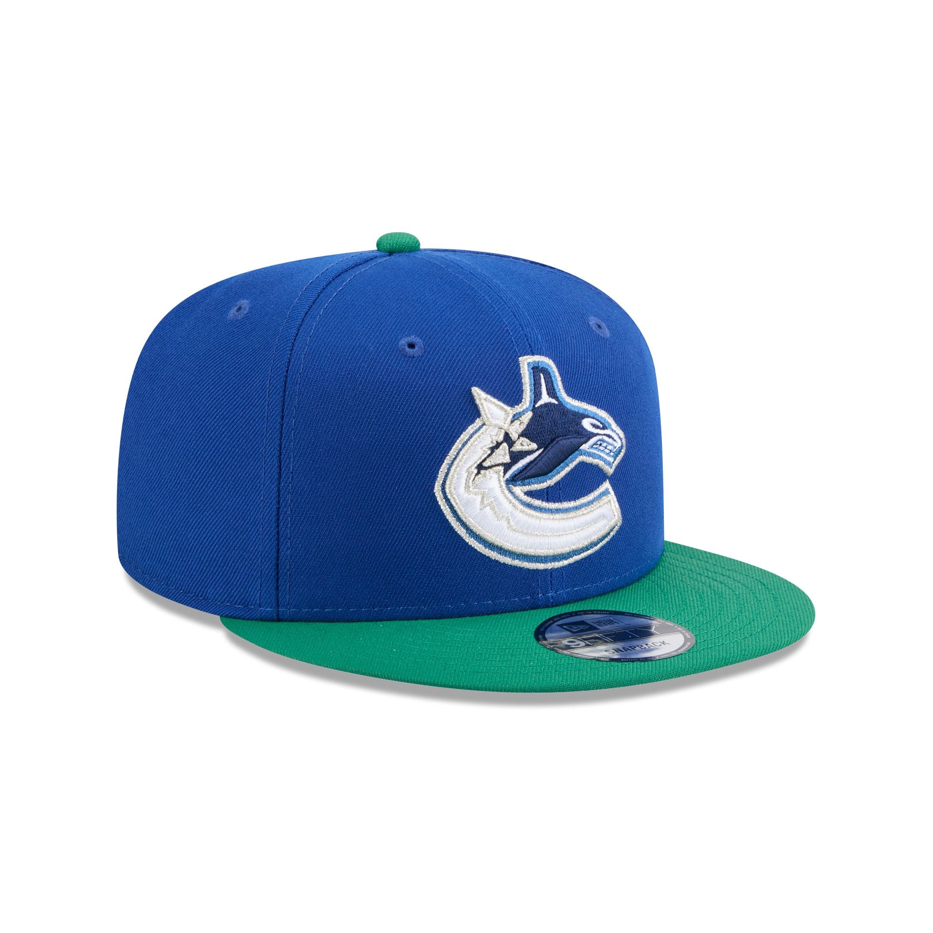 Vancouver Canucks Green Visor 9FIFTY Snapback Hat