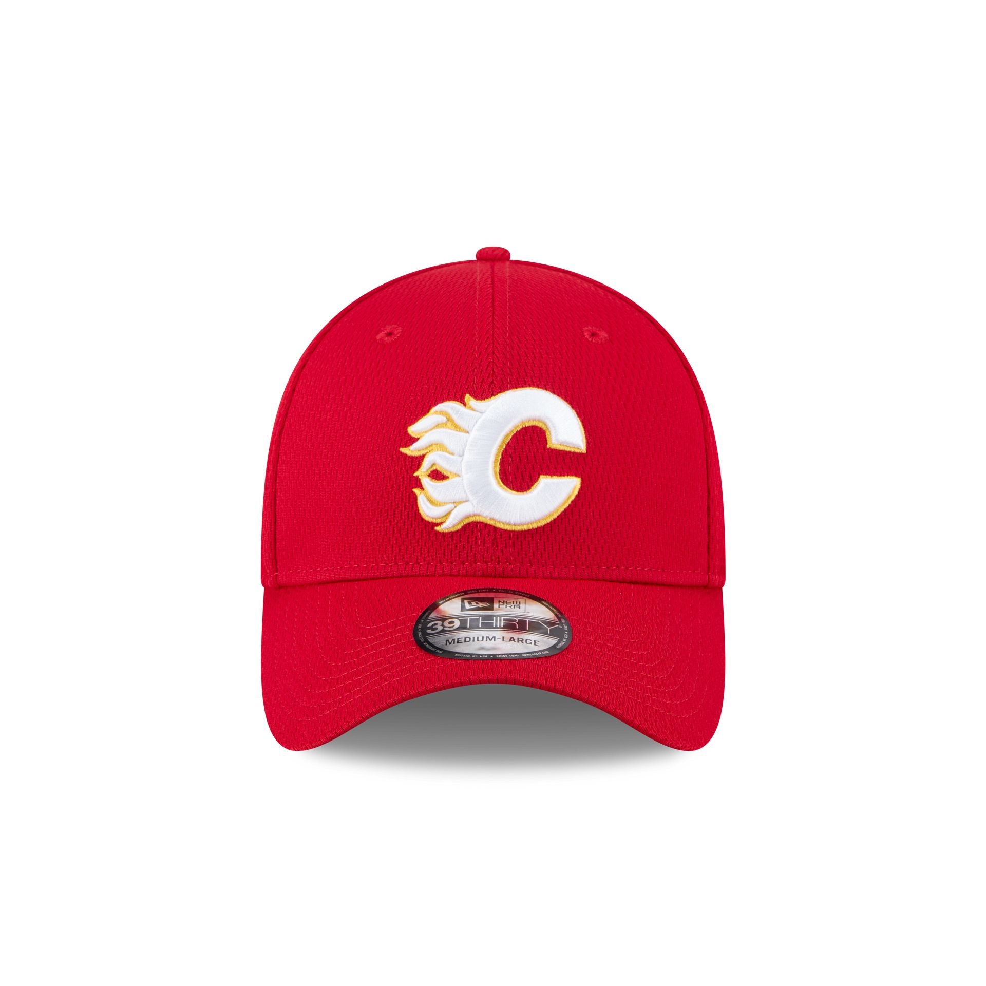 Calgary Flames Red 39THIRTY Stretch Fit Hat