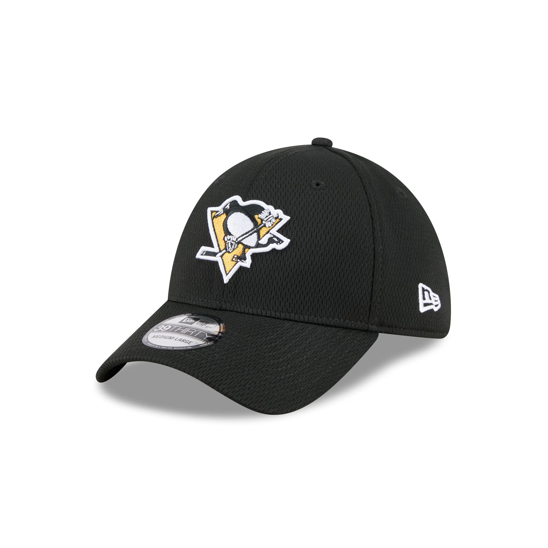Pittsburgh Penguins Black 39THIRTY Stretch Fit Hat - Nextgenmallstore