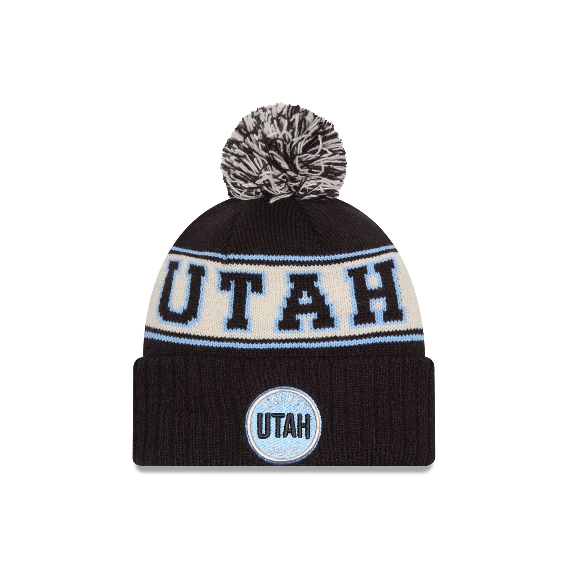 Utah Hockey Club Pom Knit Hat - Nextgenmallstore