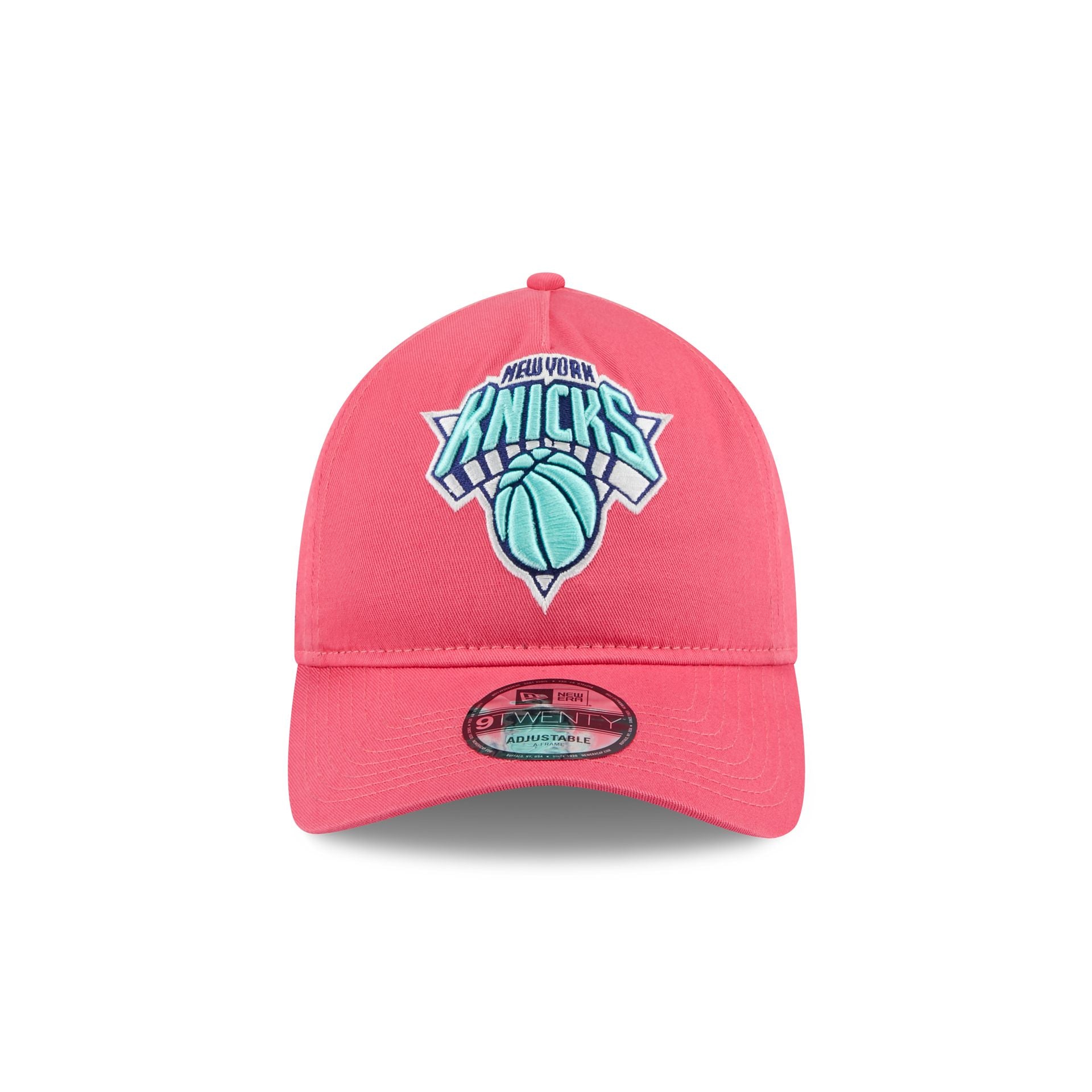 New York Knicks Coral 9TWENTY A-Frame Adjustable Hat
