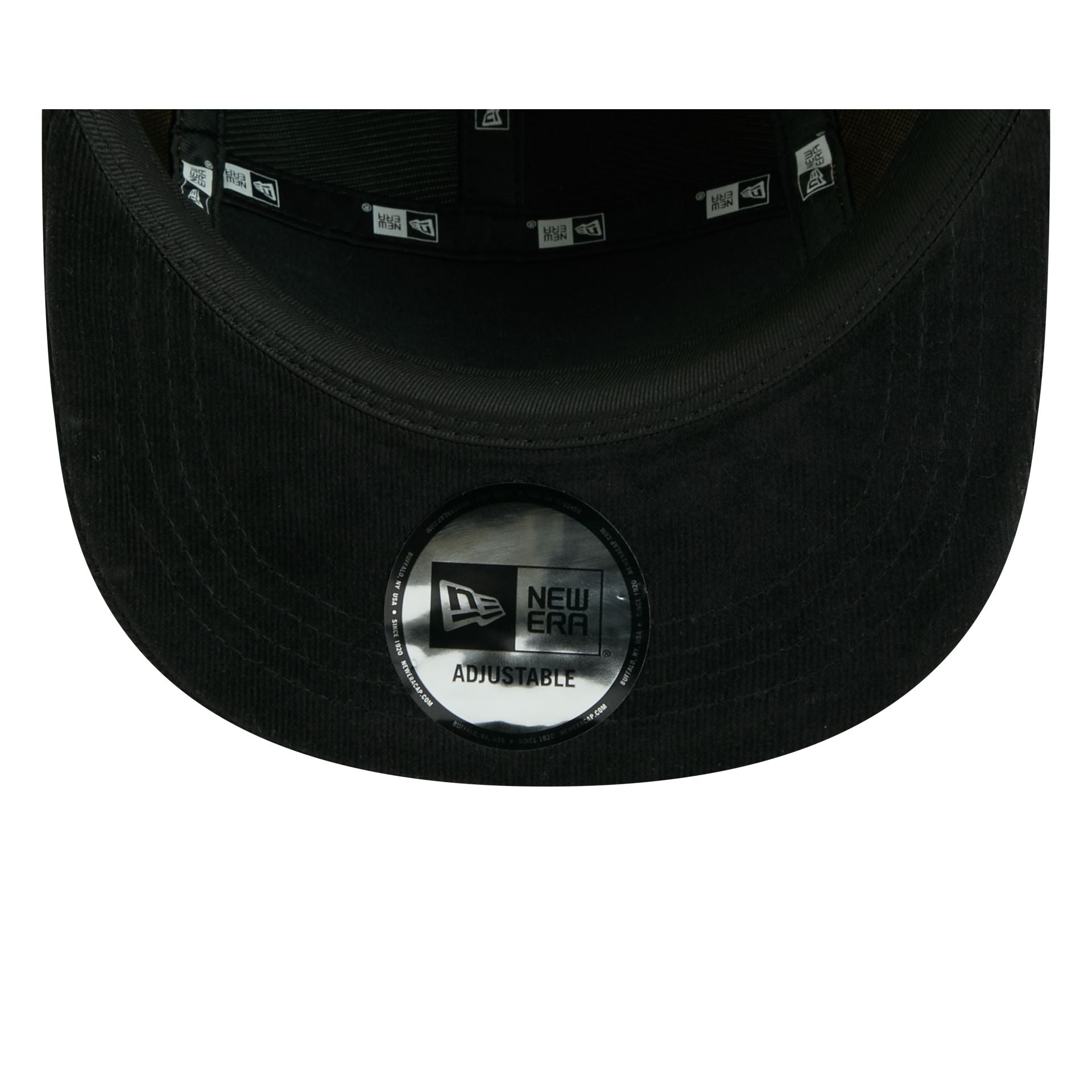 Nextgenmallstore Black Tiramisu Cord Camper Strapback Hat