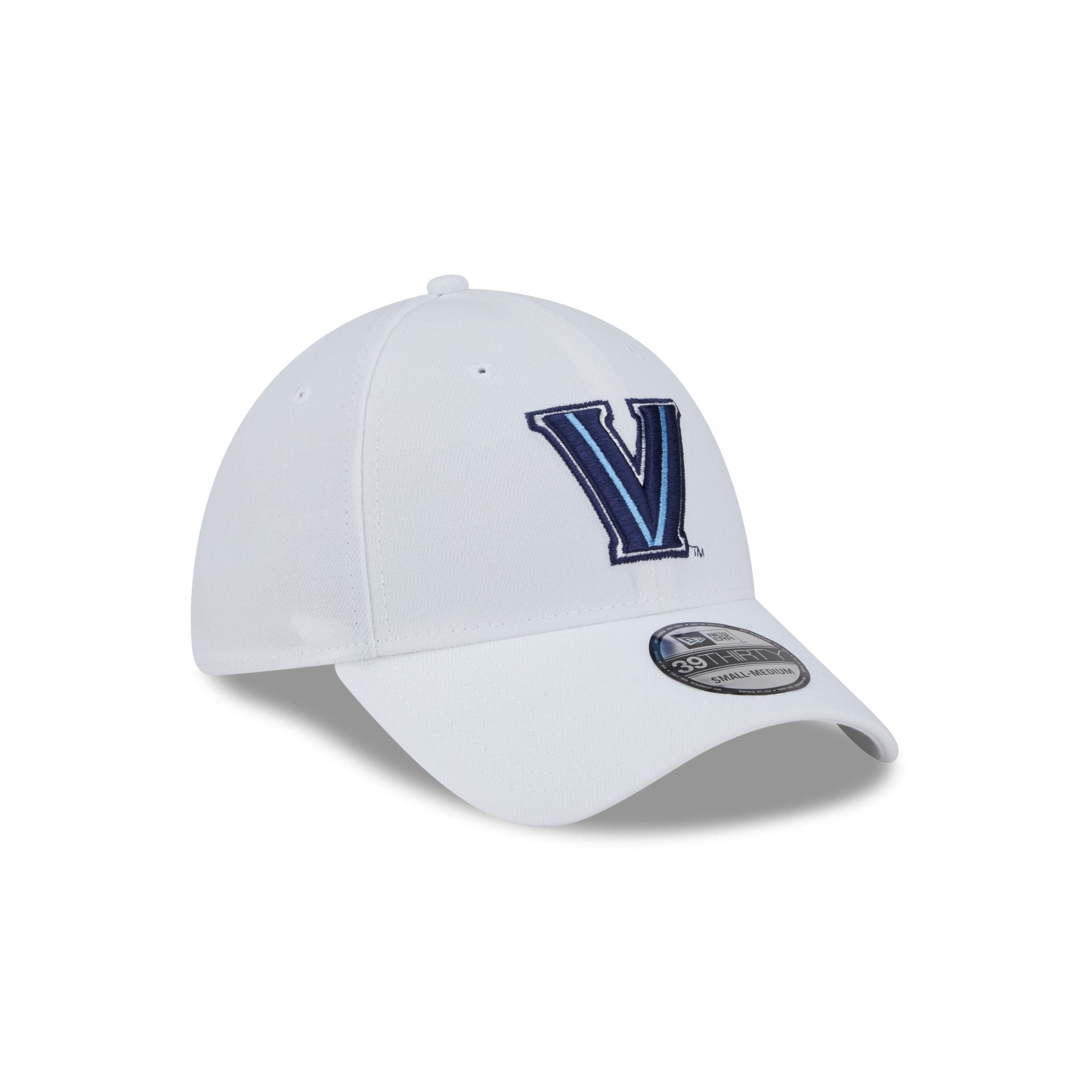 Villanova Wildcats Optic White 39THIRTY Stretch Fit Hat