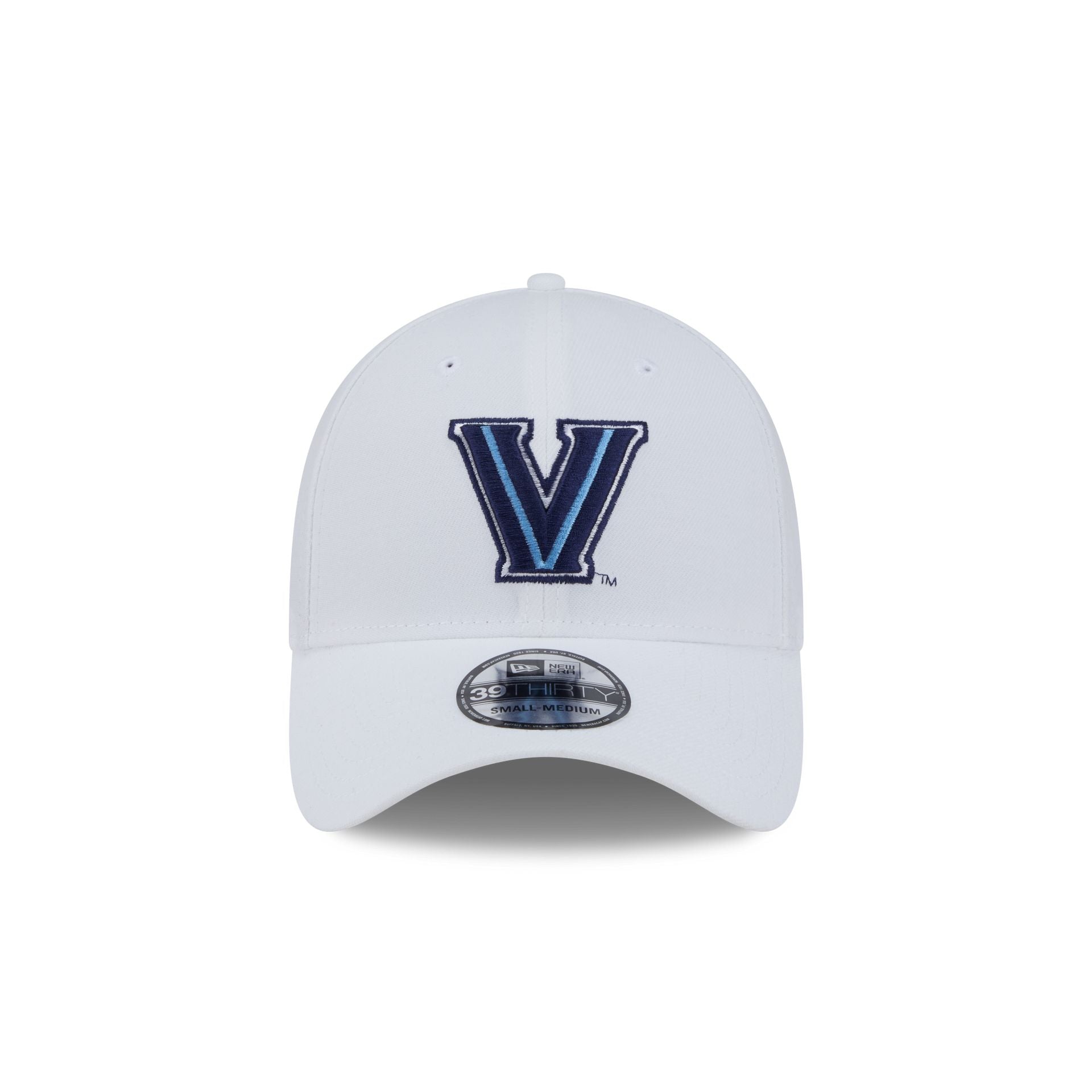 Villanova Wildcats Optic White 39THIRTY Stretch Fit Hat