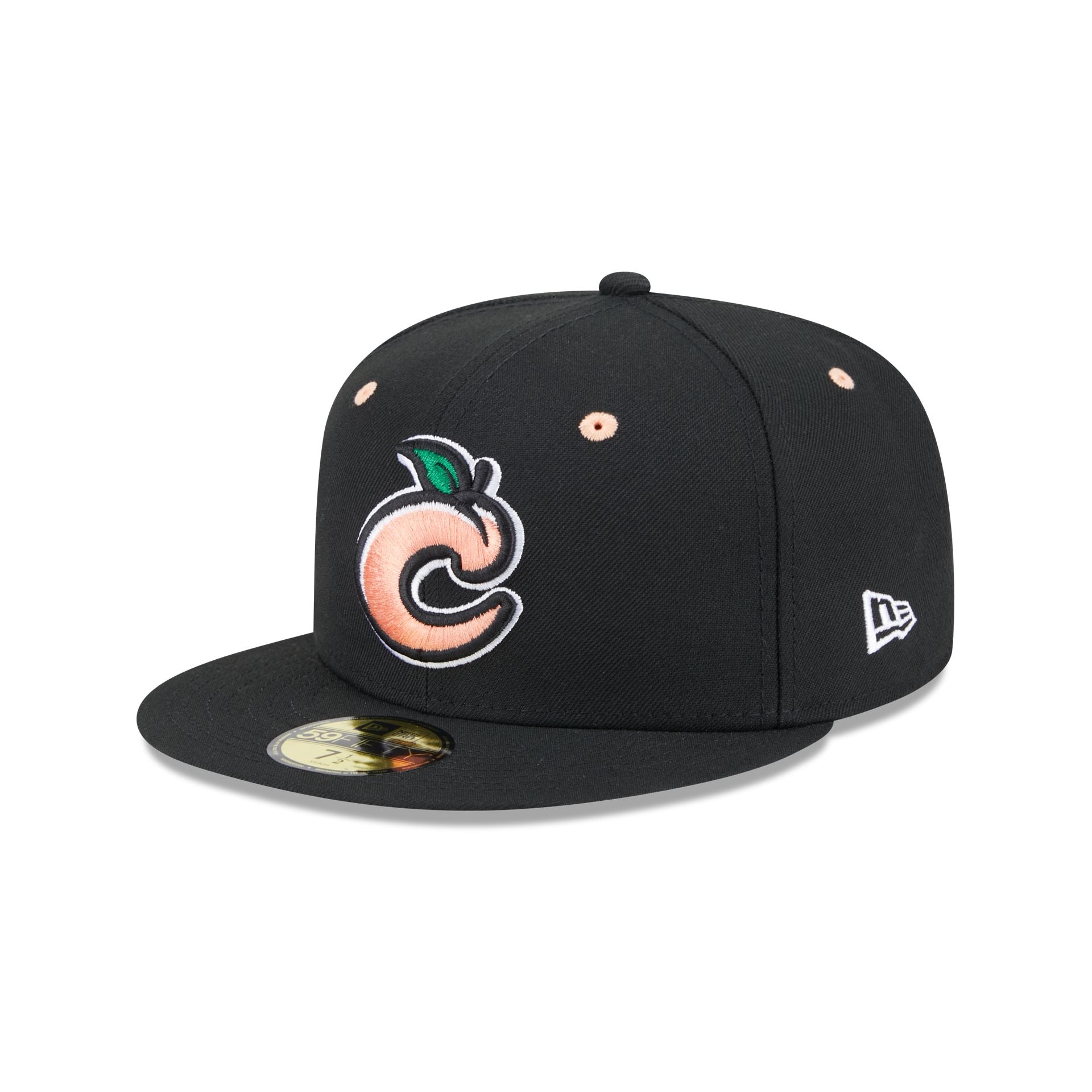 Columbus Clingstones Alternate Black 59FIFTY Fitted Hat - Nextgenmallstore