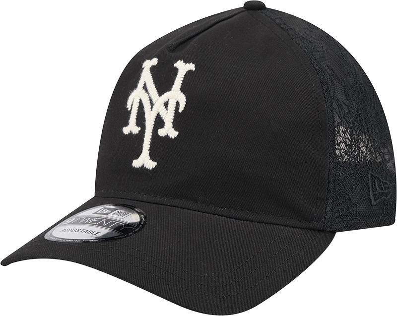 New York Mets Embroidered Mesh 9TWENTY A-Frame Adjustable Hat