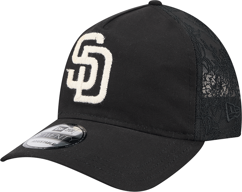 San Diego Padres Embroidered Mesh 9TWENTY A-Frame Adjustable Hat