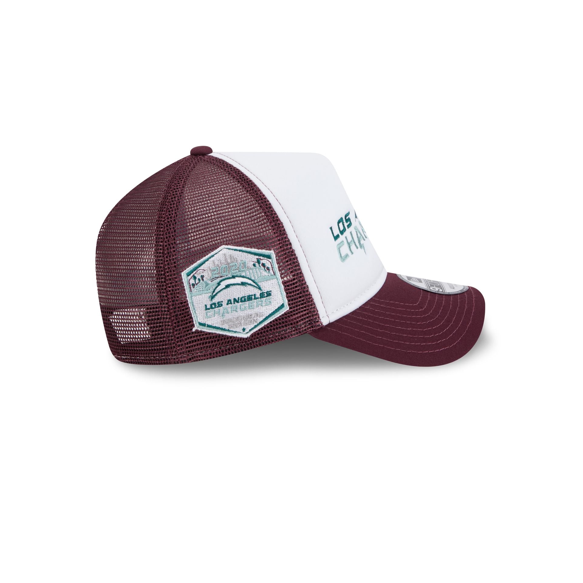 Los Angeles Chargers Optic White 9FORTY A-Frame Snapback Hat