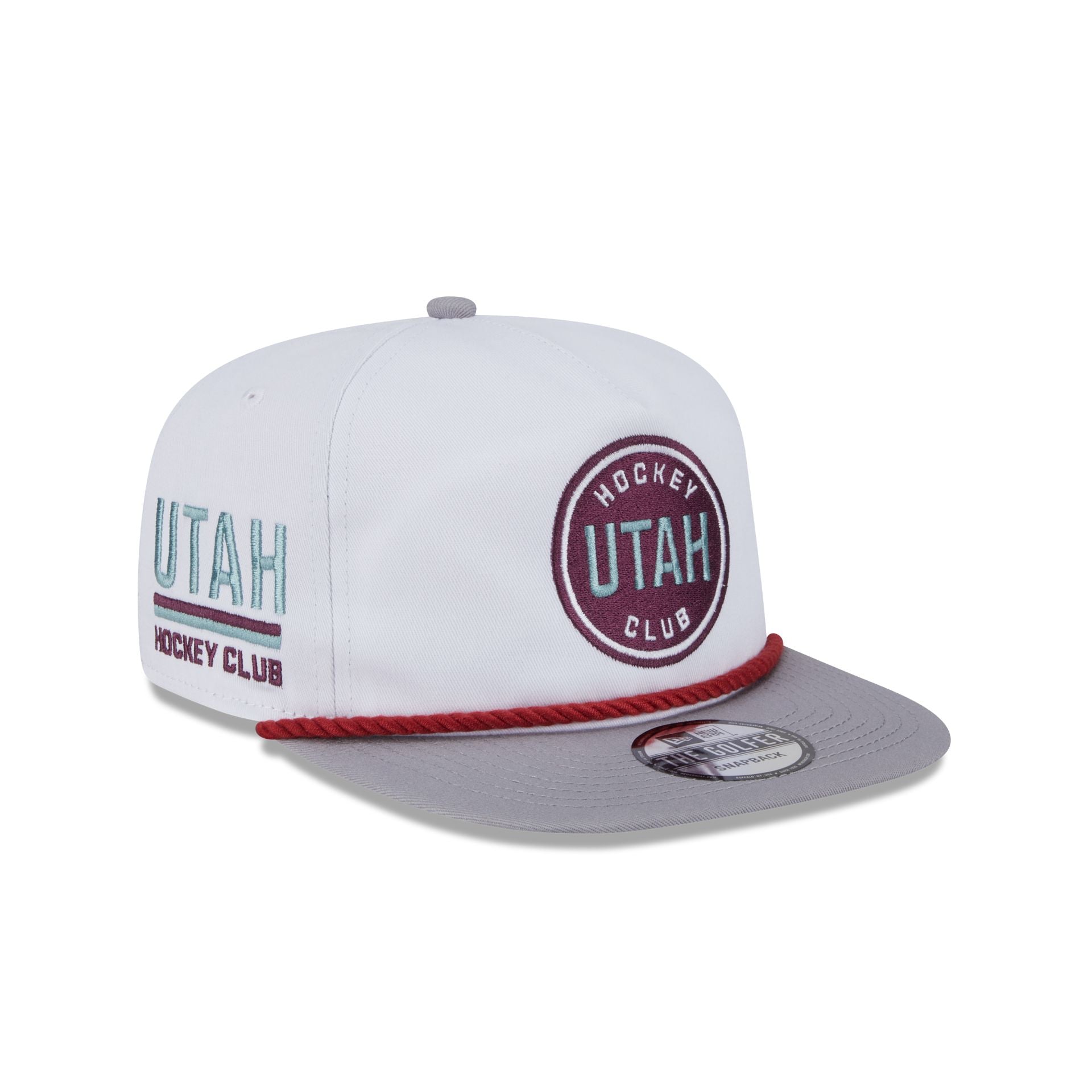 Utah Hockey Club Optic White Golfer Hat - Nextgenmallstore