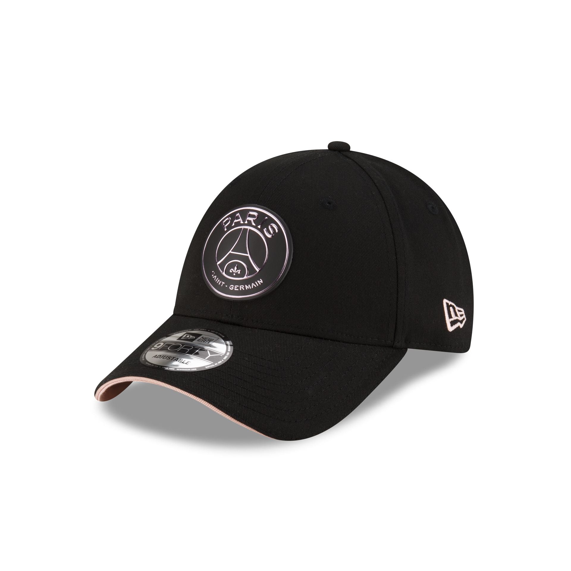 Paris Saint-Germain Black 9FORTY Adjustable Hat - Nextgenmallstore