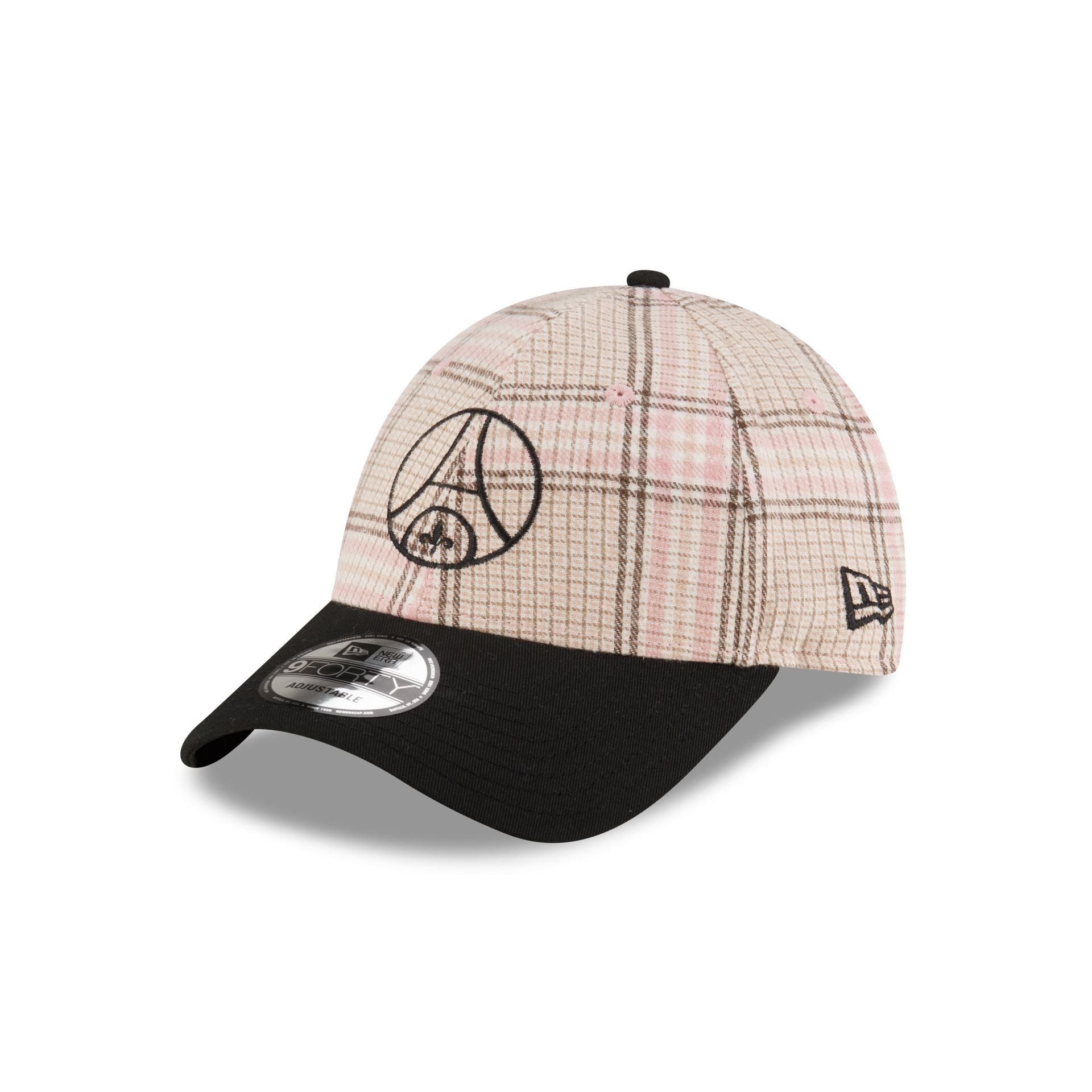 Paris Saint-Germain Plaid 9FORTY Adjustable Hat - Nextgenmallstore