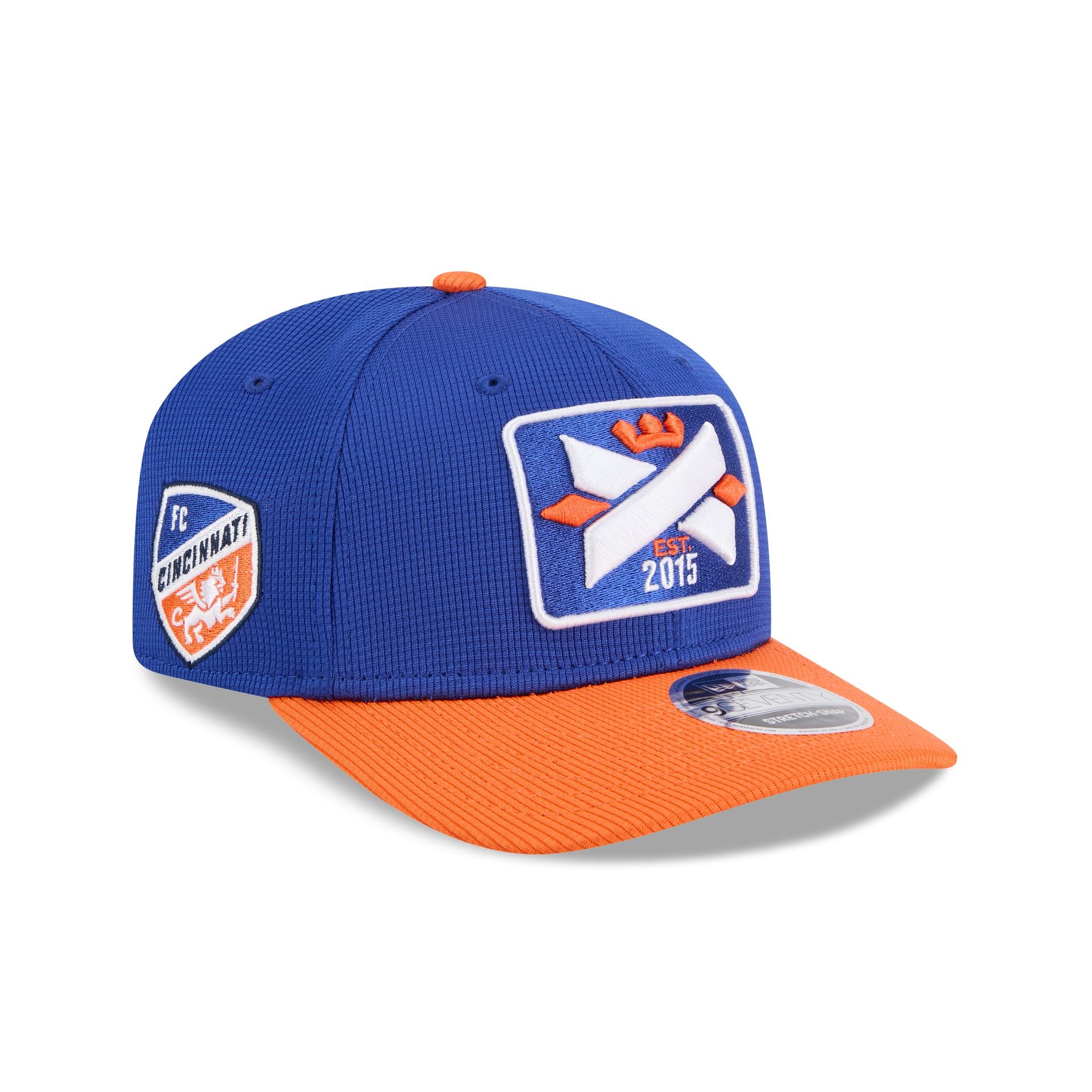 FC Cincinnati 2025 Jersey Hook 9SEVENTY Stretch-Snap Hat - Nextgenmallstore