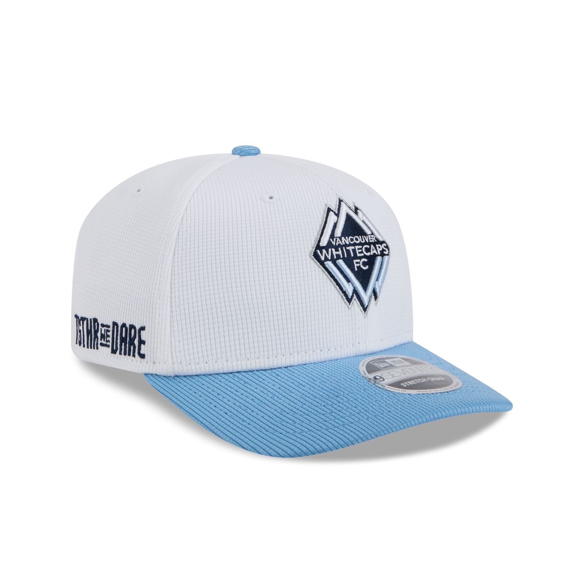 Vancouver White Caps FC 2025 Jersey Hook 9SEVENTY Stretch-Snap Hat - Nextgenmallstore