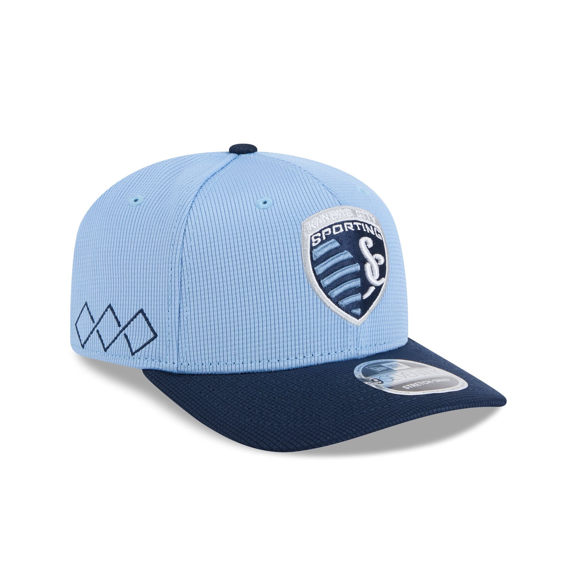 Sporting Kansas City 2025 Jersey Hook 9SEVENTY Stretch-Snap Hat - Nextgenmallstore