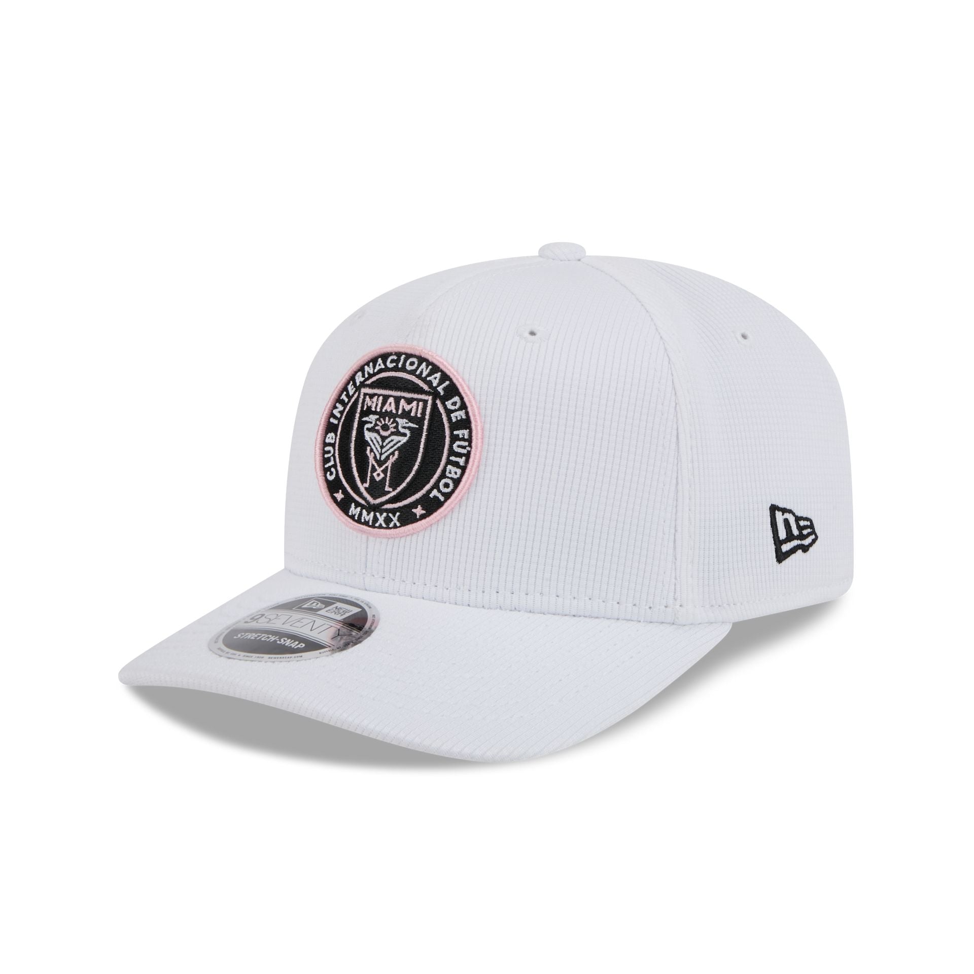 Inter Miami 2025 Jersey Hook White 9SEVENTY Stretch-Snap Hat - Nextgenmallstore