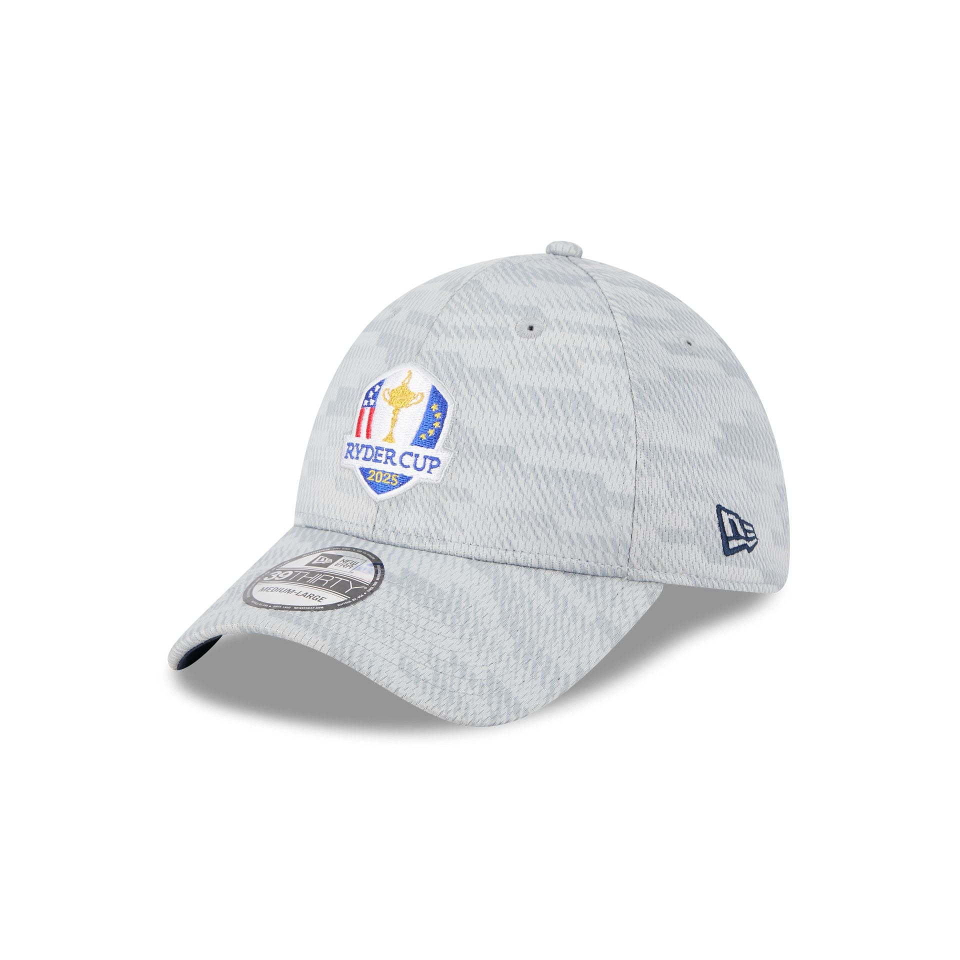 2025 Ryder Cup Digi Gray 39THIRTY Stretch Fit Hat - Nextgenmallstore