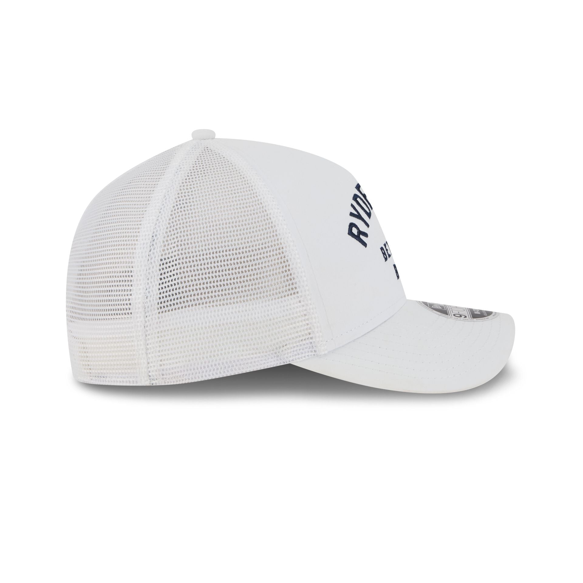 2025 Ryder Cup Minimalist White 9FORTY M-Crown A-Frame Trucker Hat