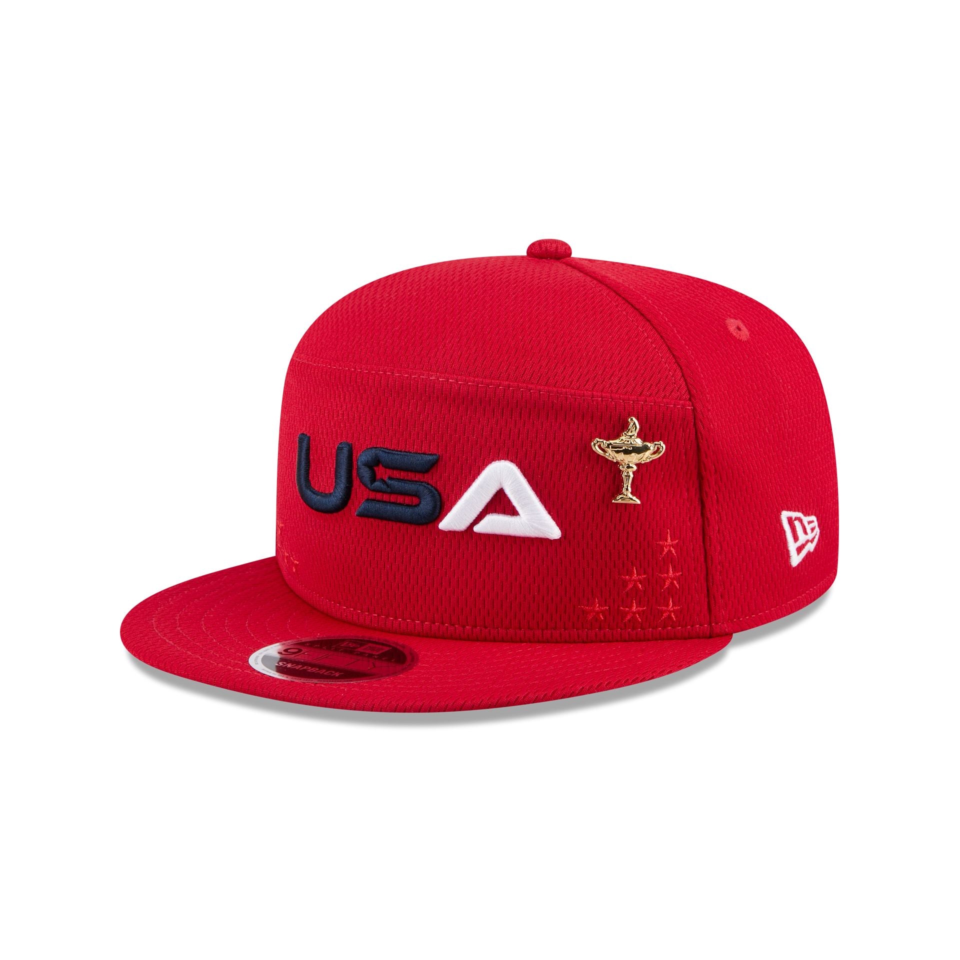 2025 Ryder Cup Team USA Red Split Panel 9FIFTY Snapback Hat - Nextgenmallstore