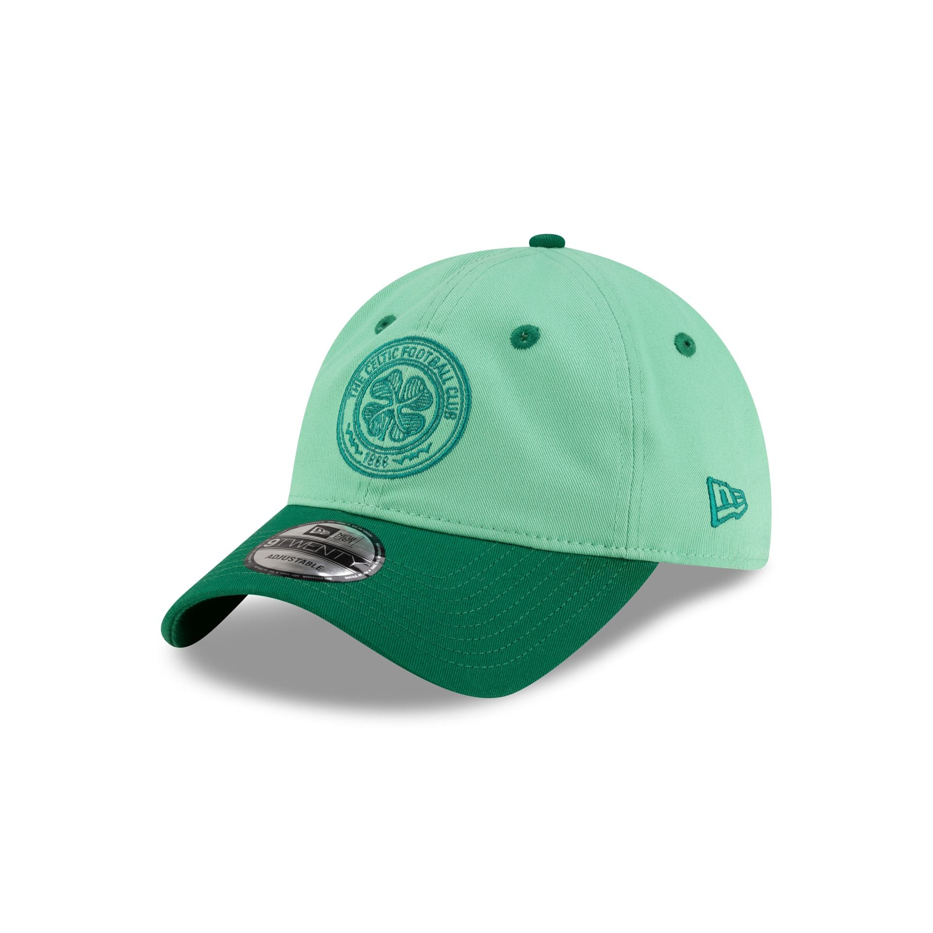 Celtic FC Contrast Visor Green 9TWENTY Adjustable Hat - Nextgenmallstore