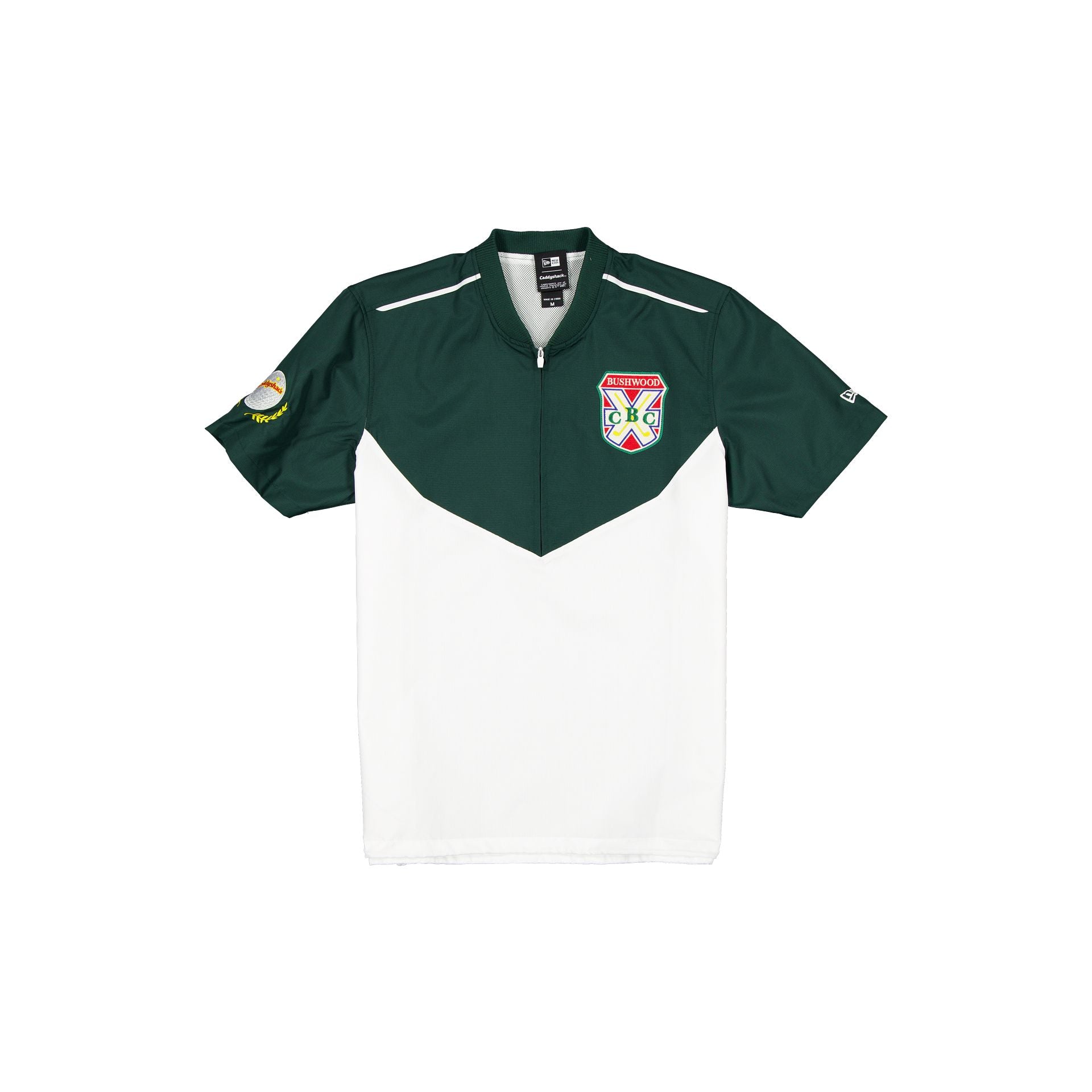 Caddyshack Bushwood Country Club Short Sleeve Quarter Zip - Nextgenmallstore