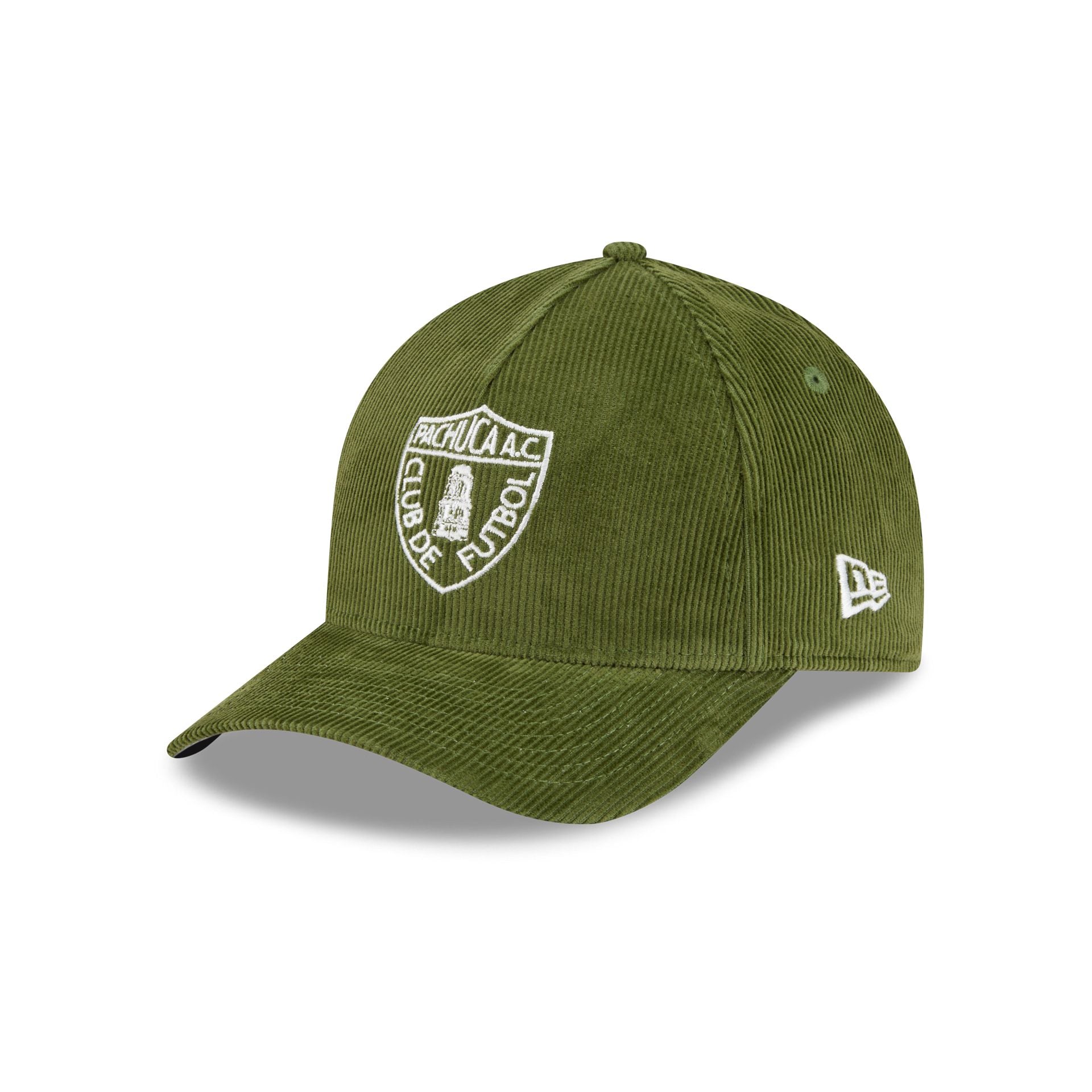Club Pachuca Olive Corduroy 9FORTY M-Crown Snapback Hat