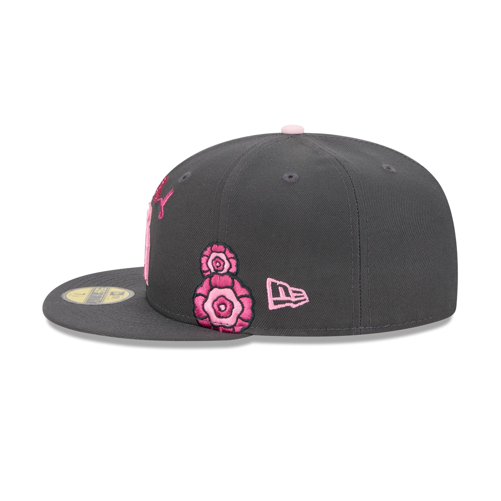 Los Angeles Angels Day of the Dead Graphite 59FIFTY Fitted Hat