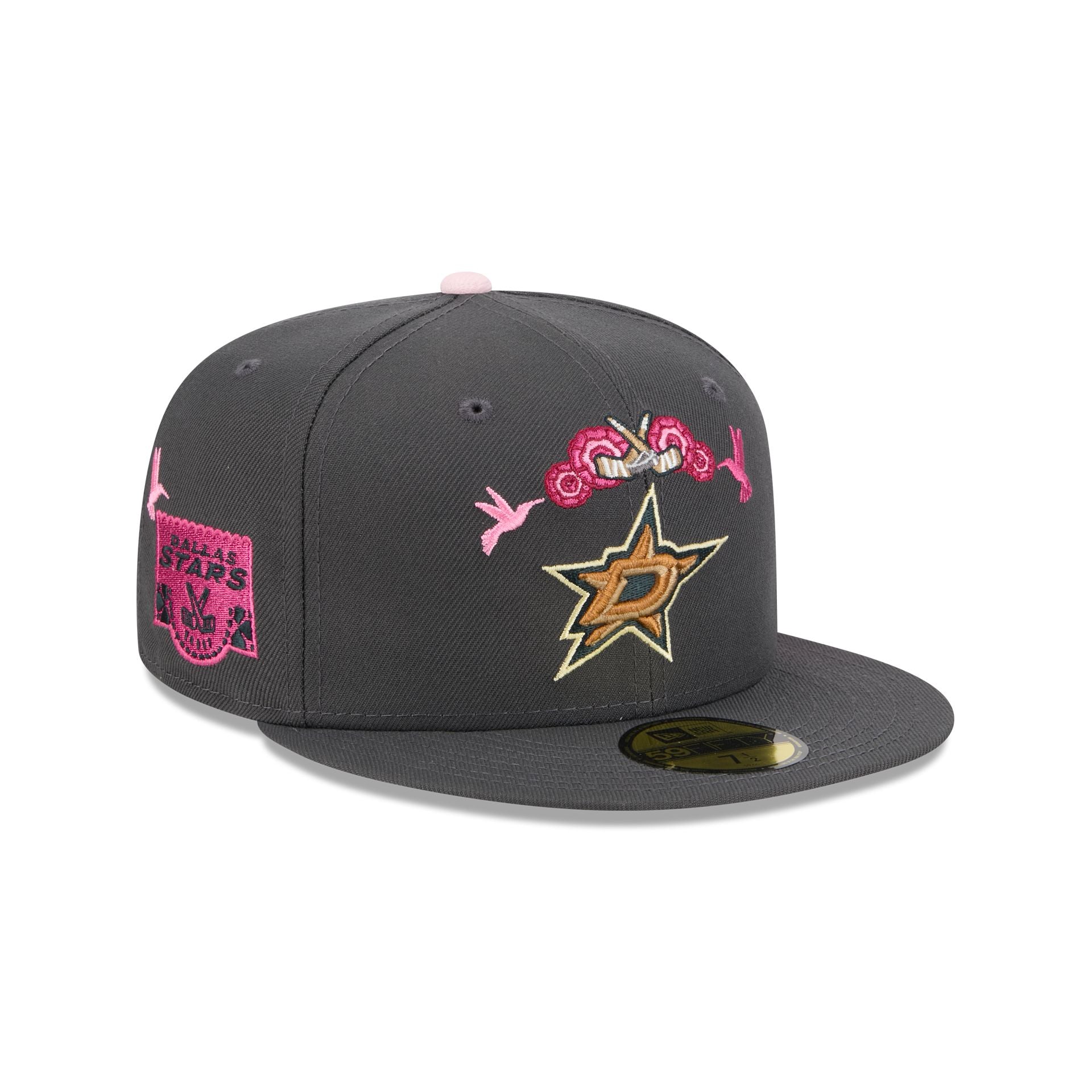 Dallas Stars Day of the Dead Graphite 59FIFTY Fitted Hat