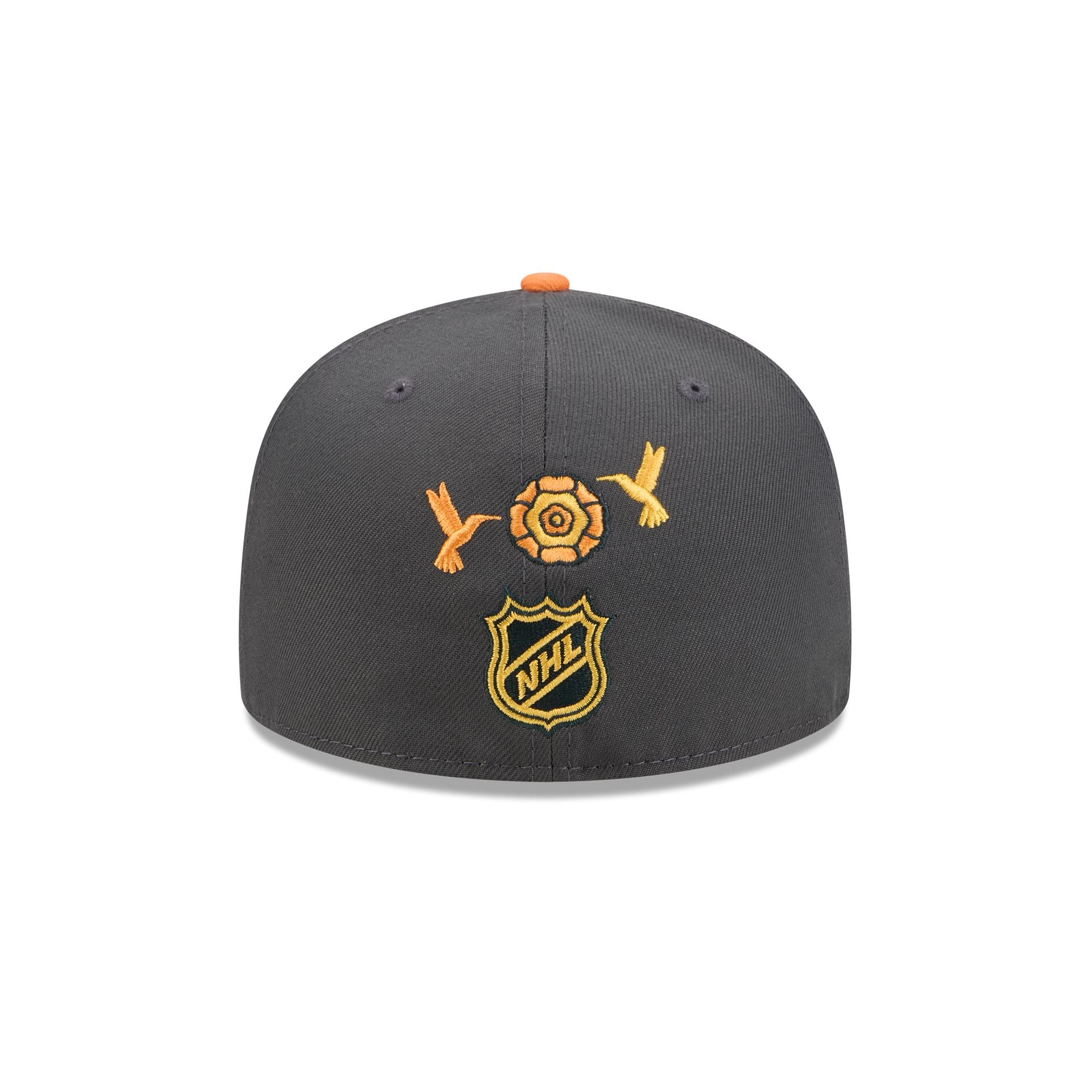 Anaheim Ducks Day of the Dead Graphite 59FIFTY Fitted Hat
