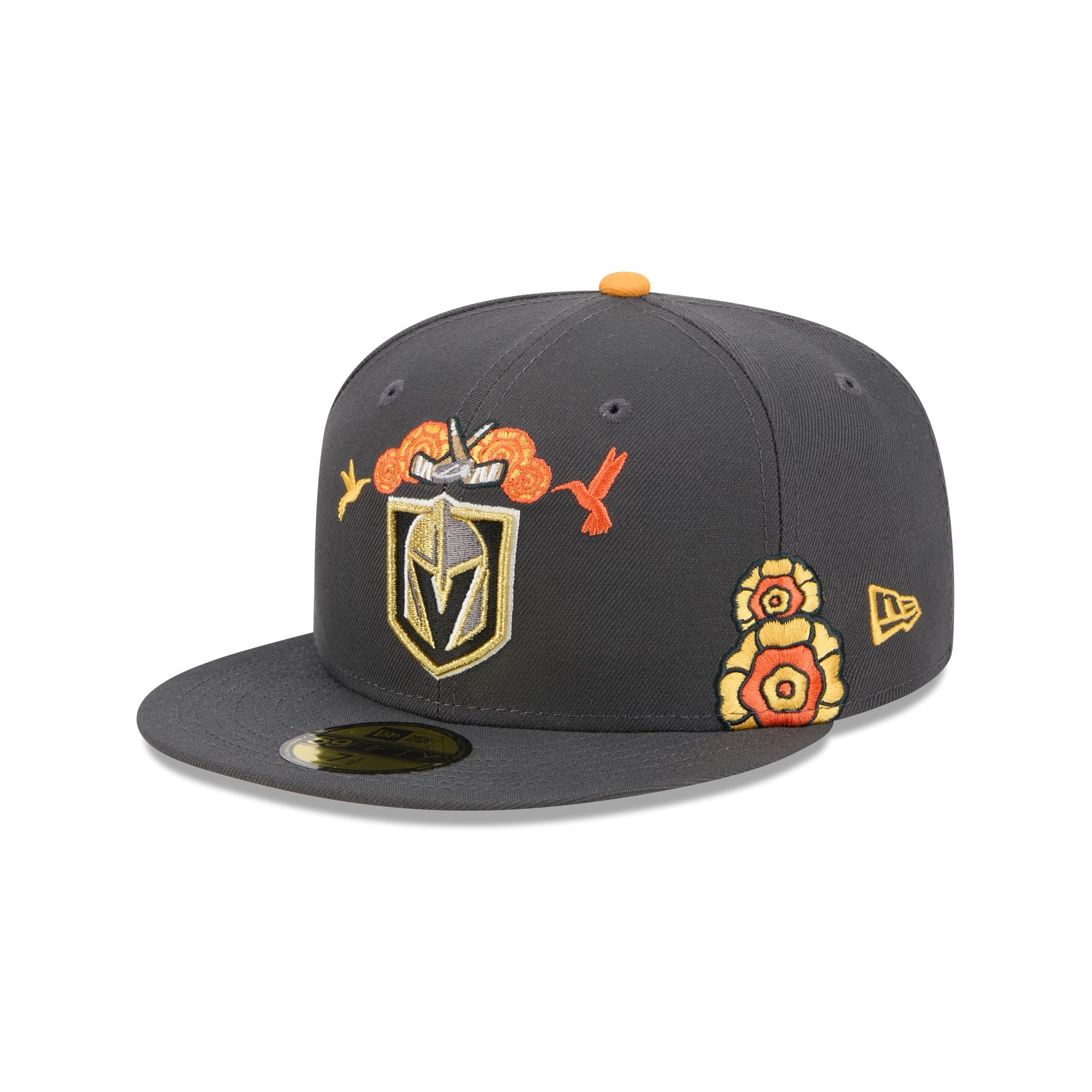 Vegas Golden Knights Day of the Dead Graphite 59FIFTY Fitted Hat