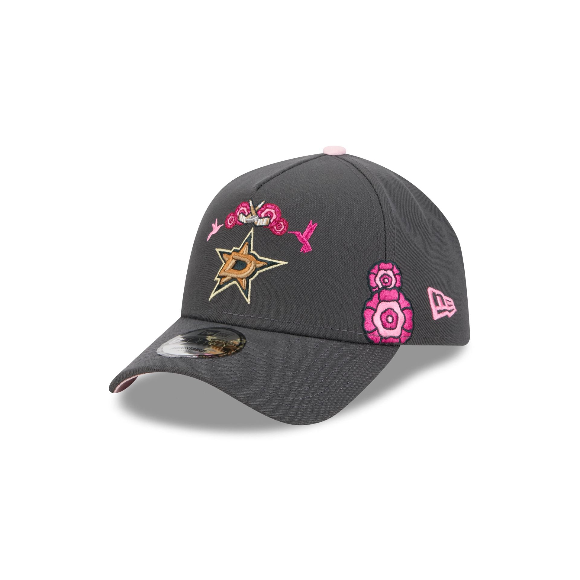 Dallas Stars Day of the Dead Graphite 9FORTY A-Frame Snapback Hat