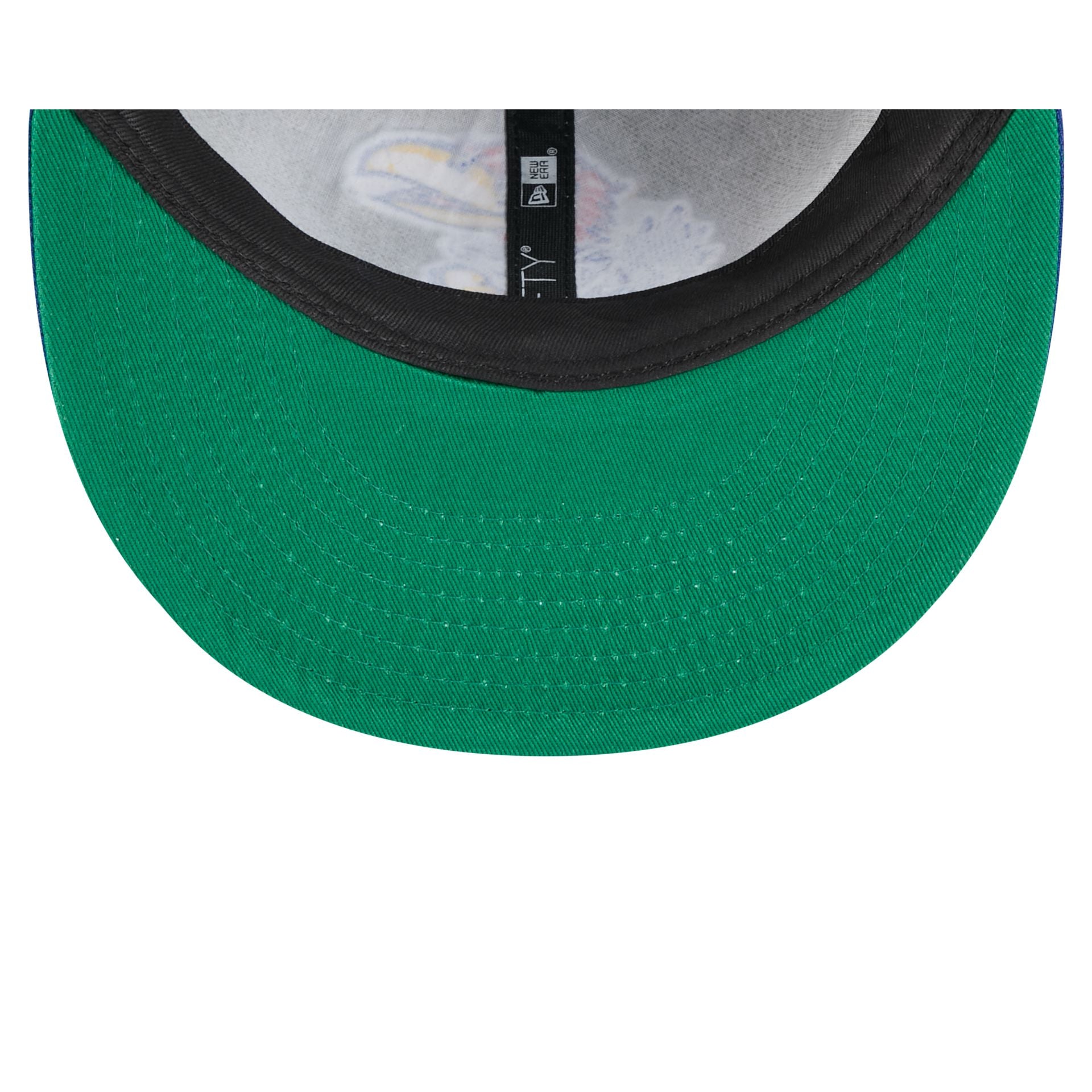 Kansas Jayhawks Tournament Side Patch Retro Crown 9FIFTY Strapback Hat