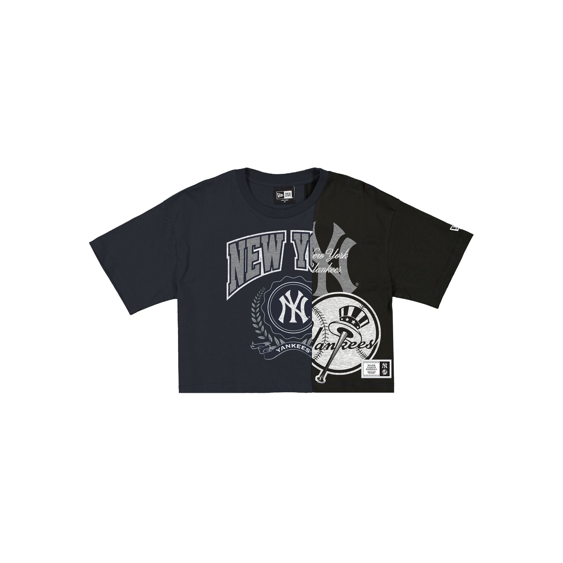 New York Yankees Team Split Women's Short-Sleeve T-Shirt