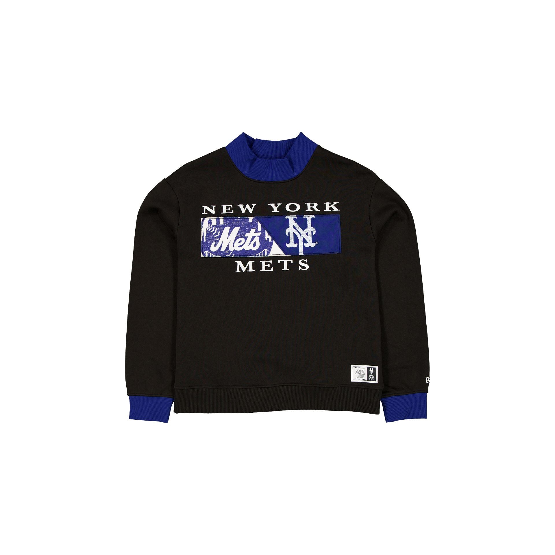 New York Mets Team Split Women's Mockneck
