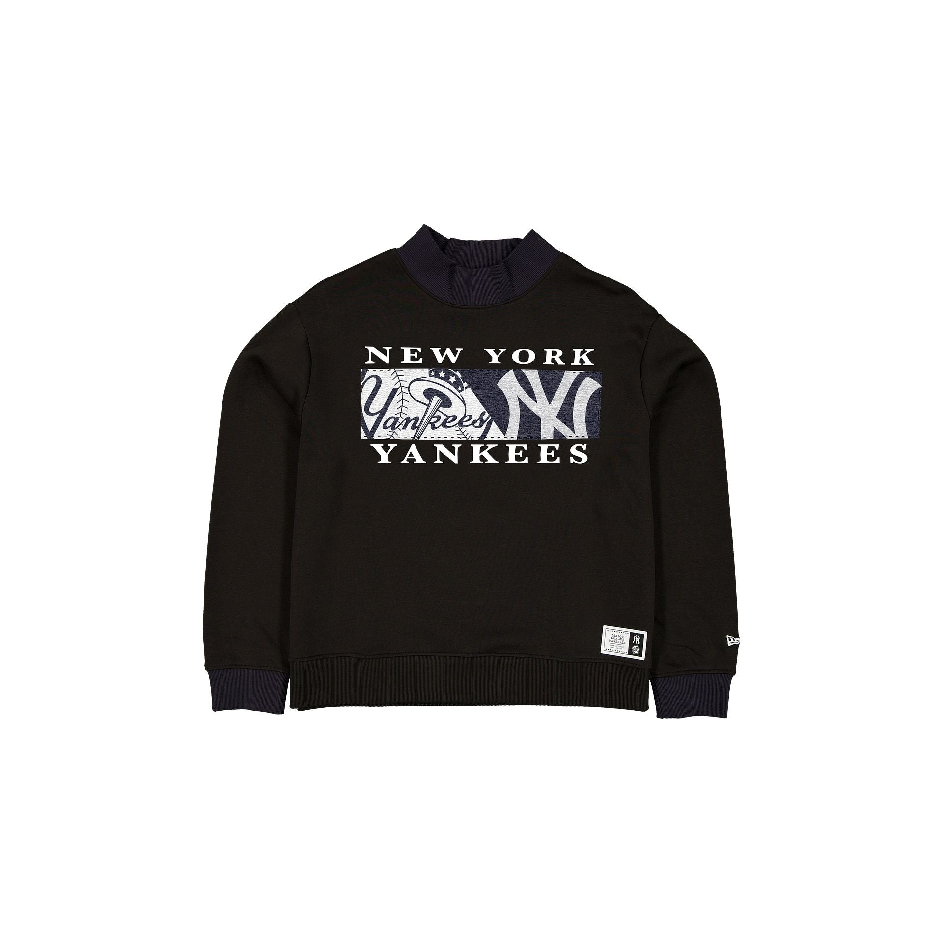 New York Yankees Team Split Women's Mockneck