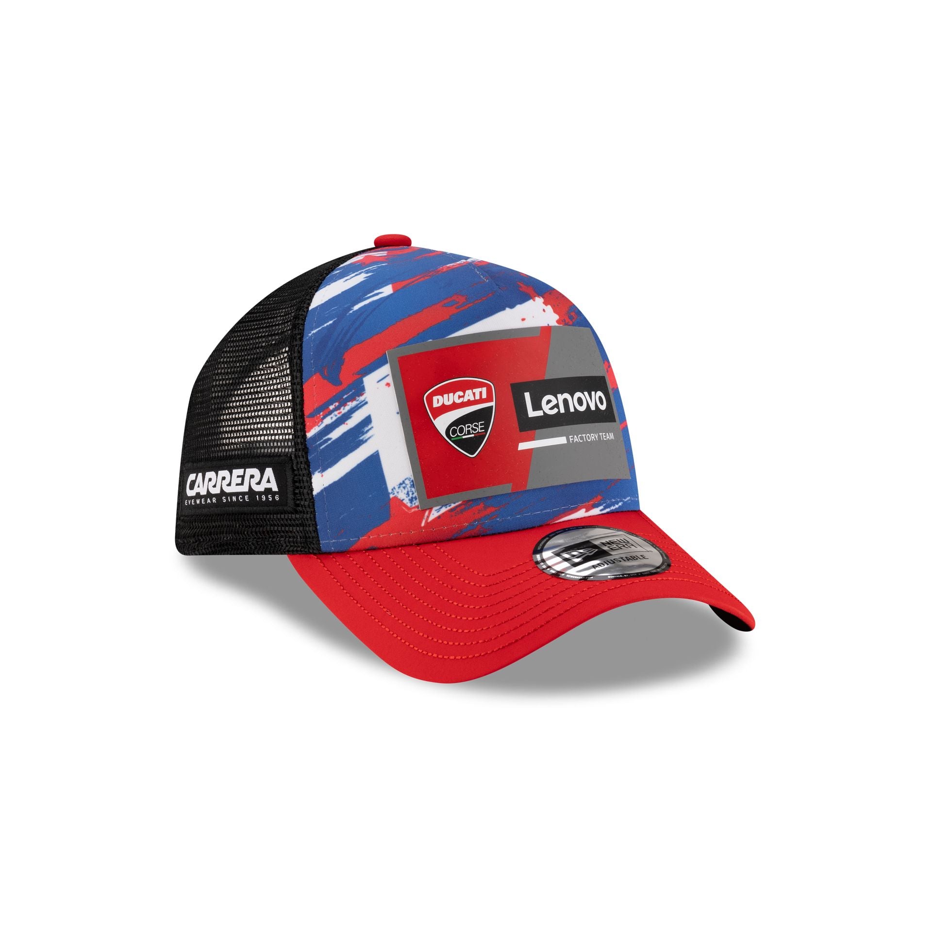 2025 Austin Race Special Ducati Lenovo Team MotoGP 9FORTY A-Frame Trucker Hat - Nextgenmallstore