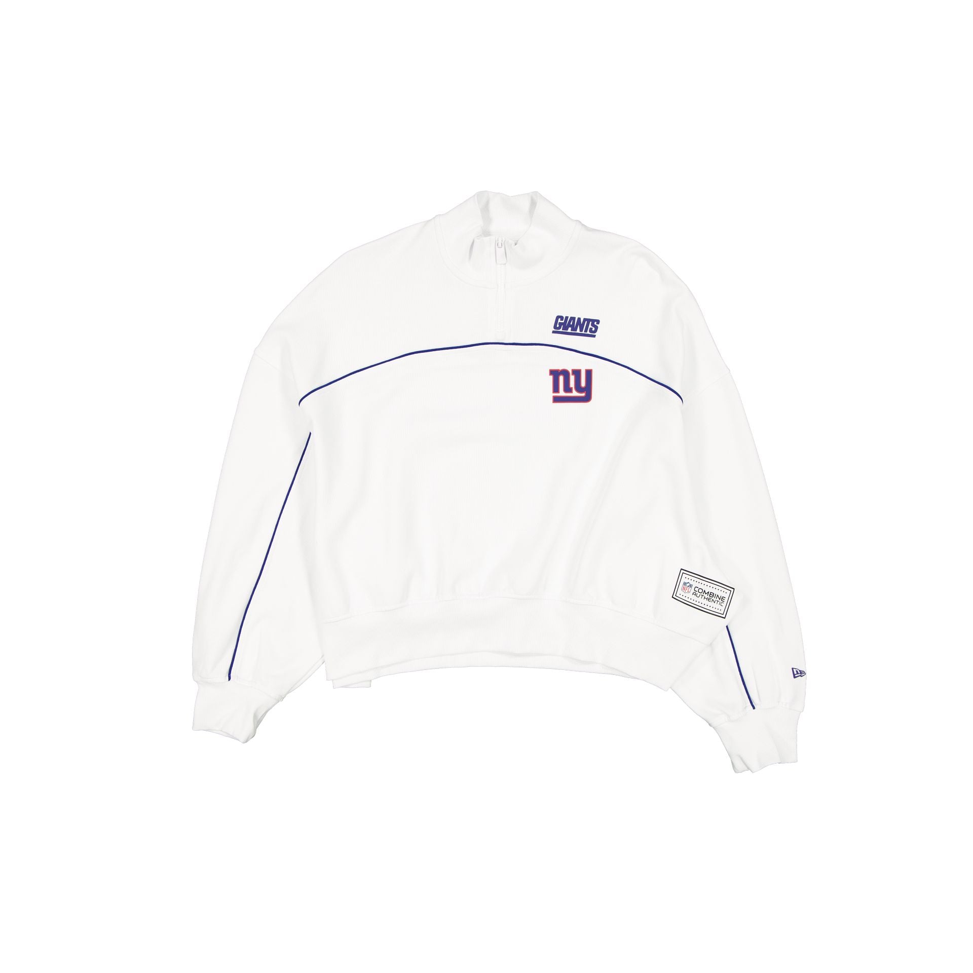 New York Giants 2025 Functional Fandom Women's Quarter Zip - Nextgenmallstore